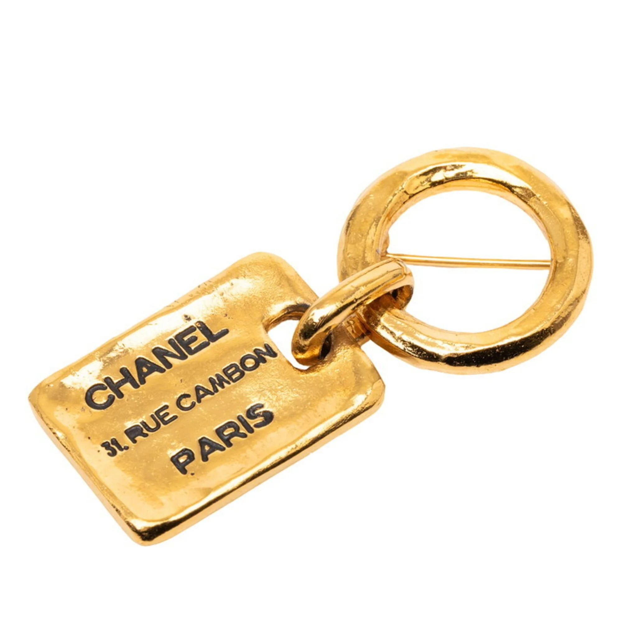 Brooch Gold-Tone Metal