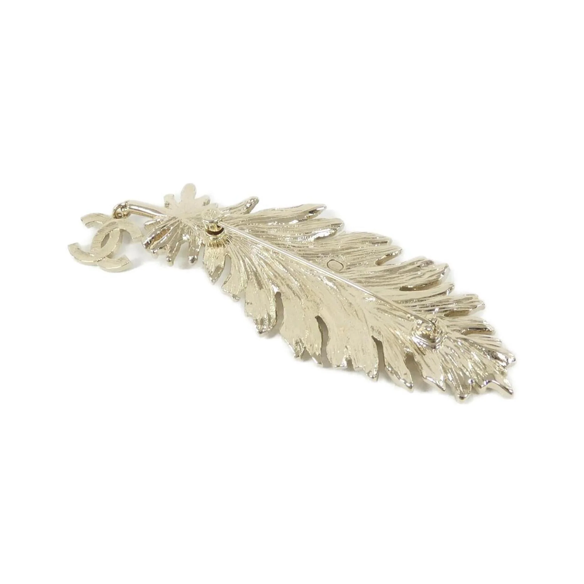 Brooch Gold with Crystal - Image 2