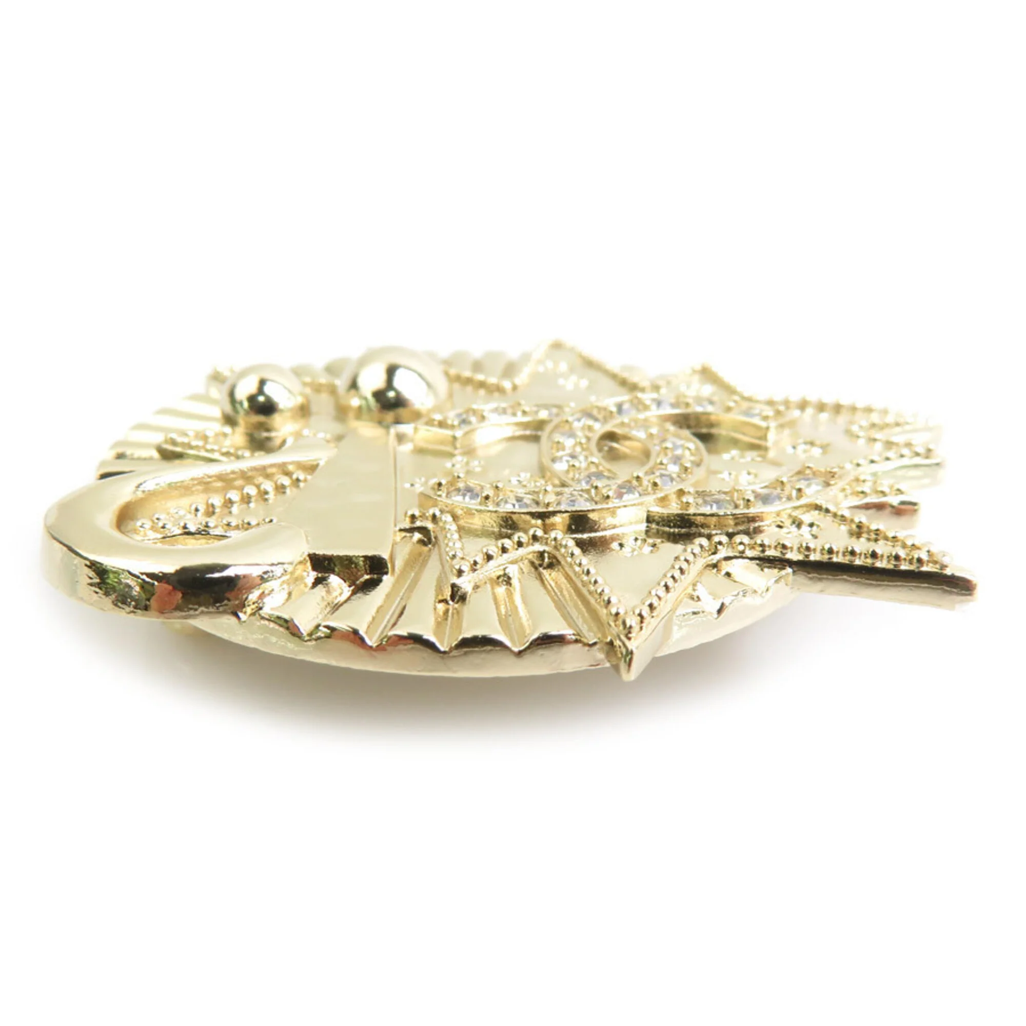 Brooch Metal Gold - Image 4