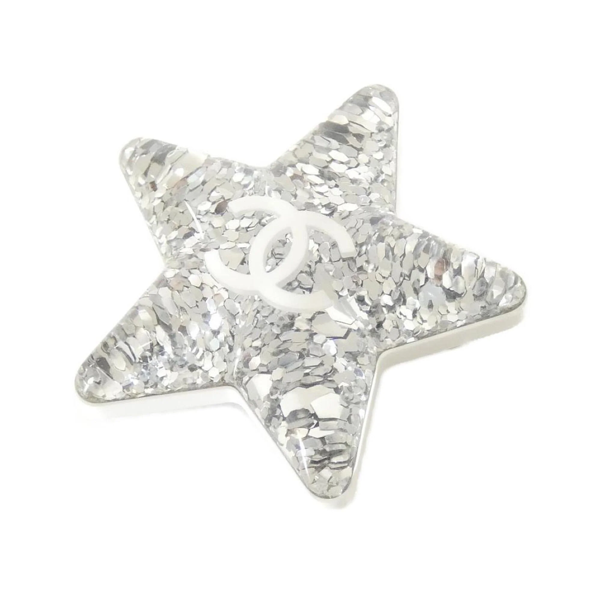 Brooch Silver White