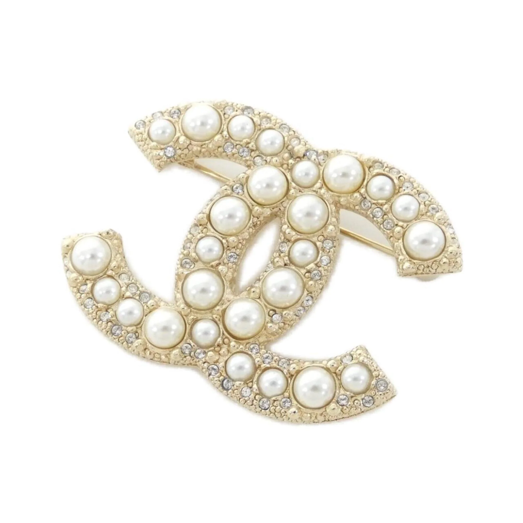 Brooch With White Crystal