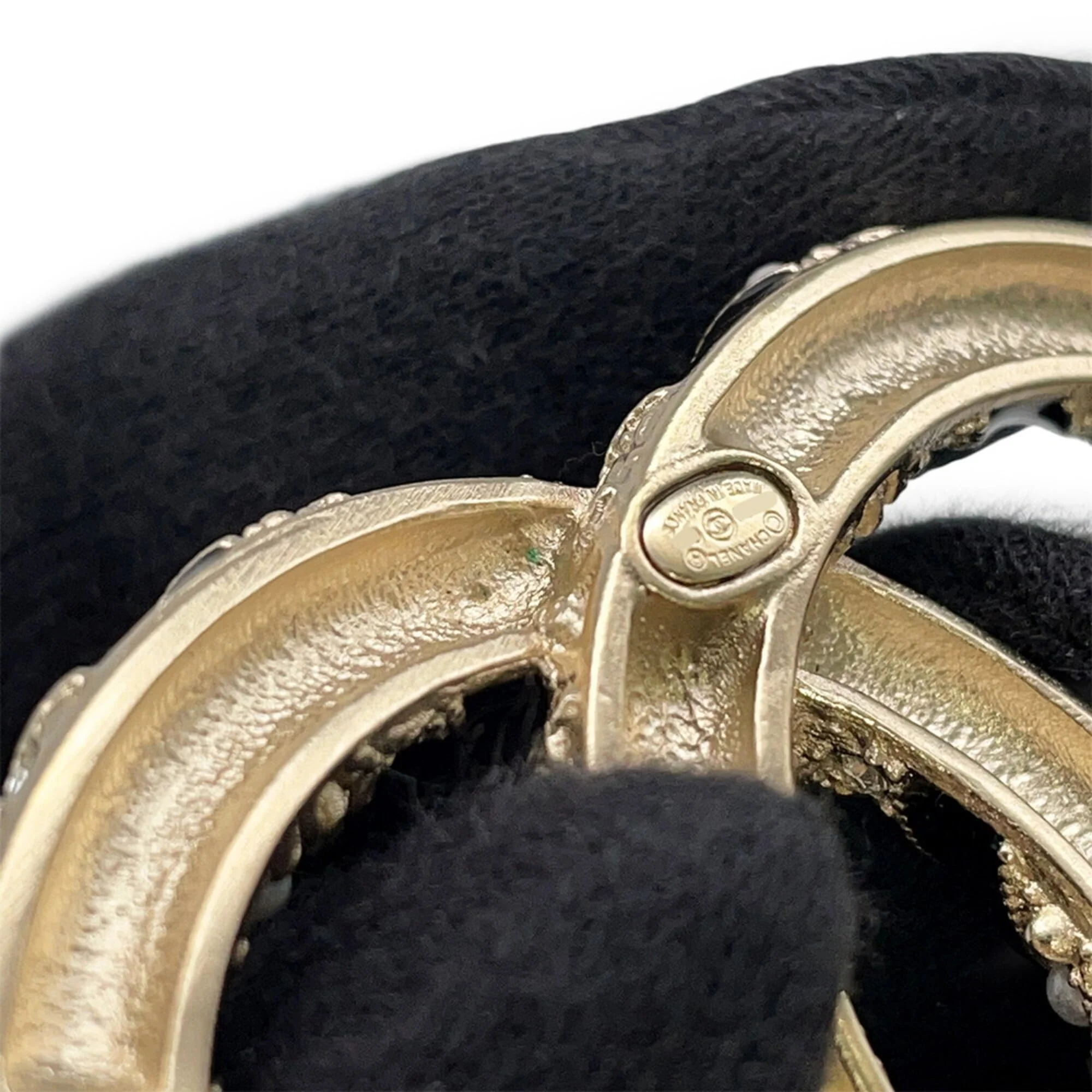 CC Logo Brooch Gold-Tone Metal - Image 5