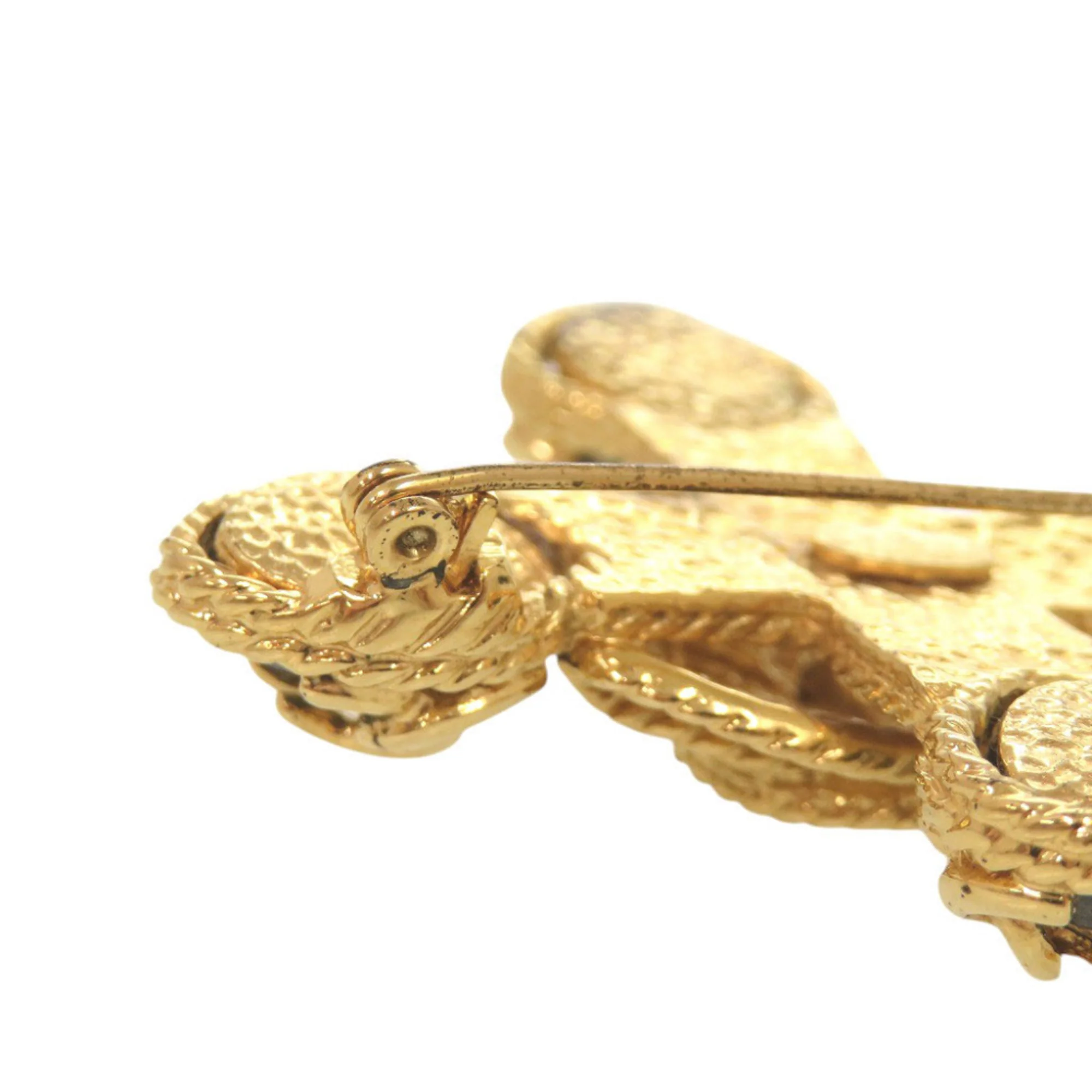 CC Logo Brooch Gold-Tone Metal - Image 8