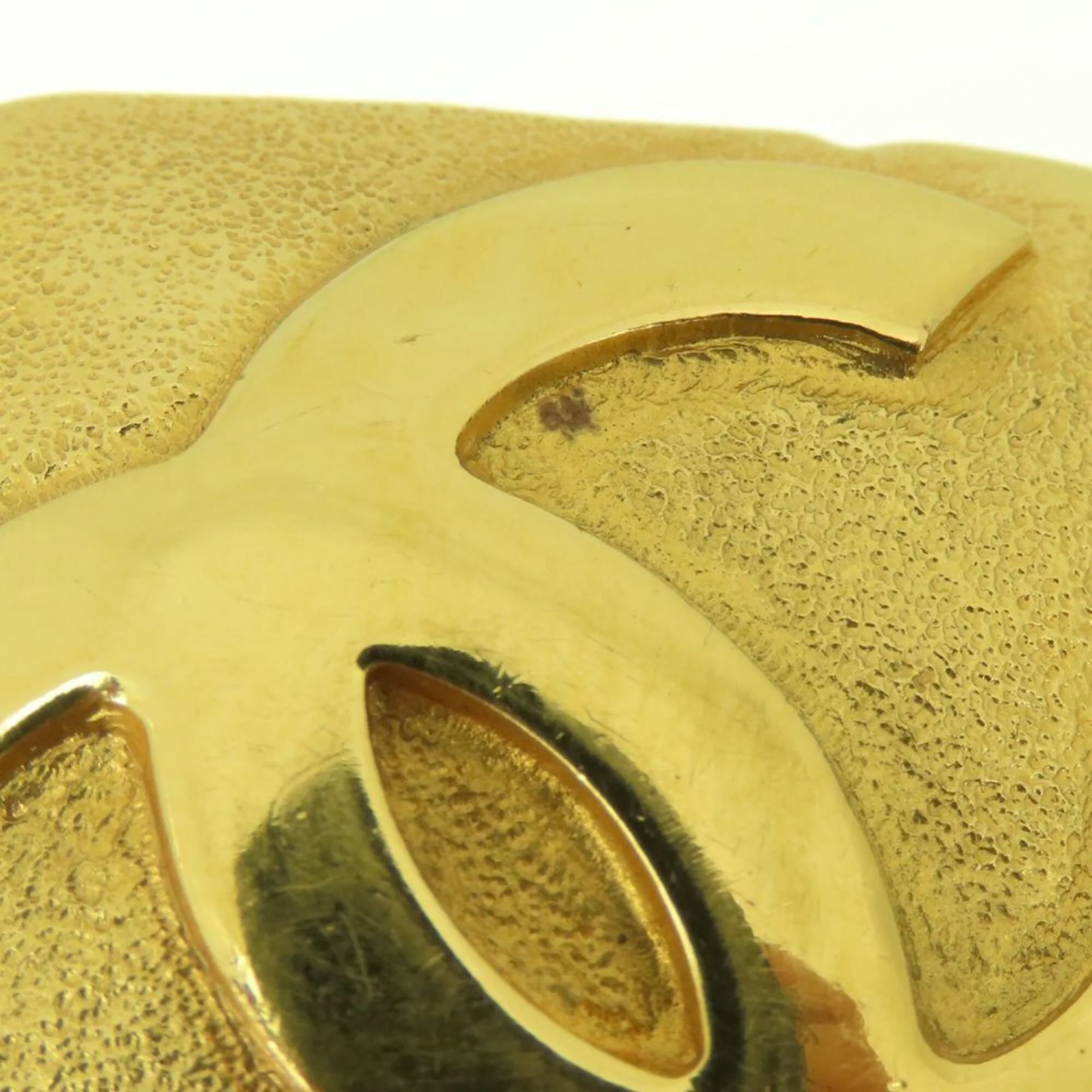 CC Logo Brooch Gold-Tone Metal - Image 5