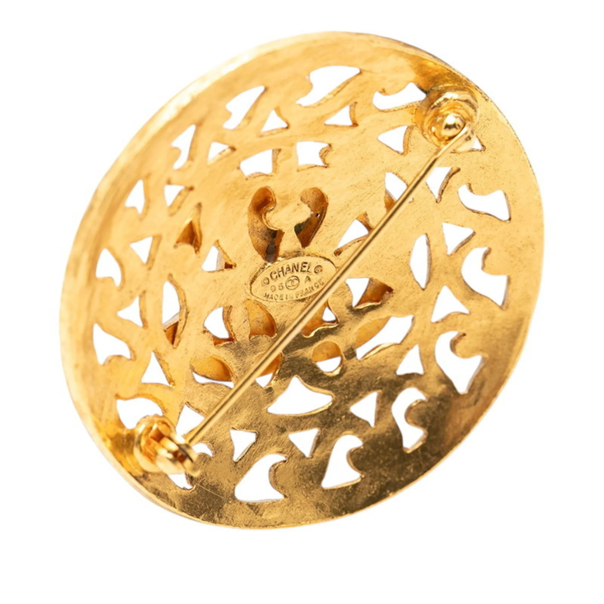 CC Logo Brooch Metal - Image 3