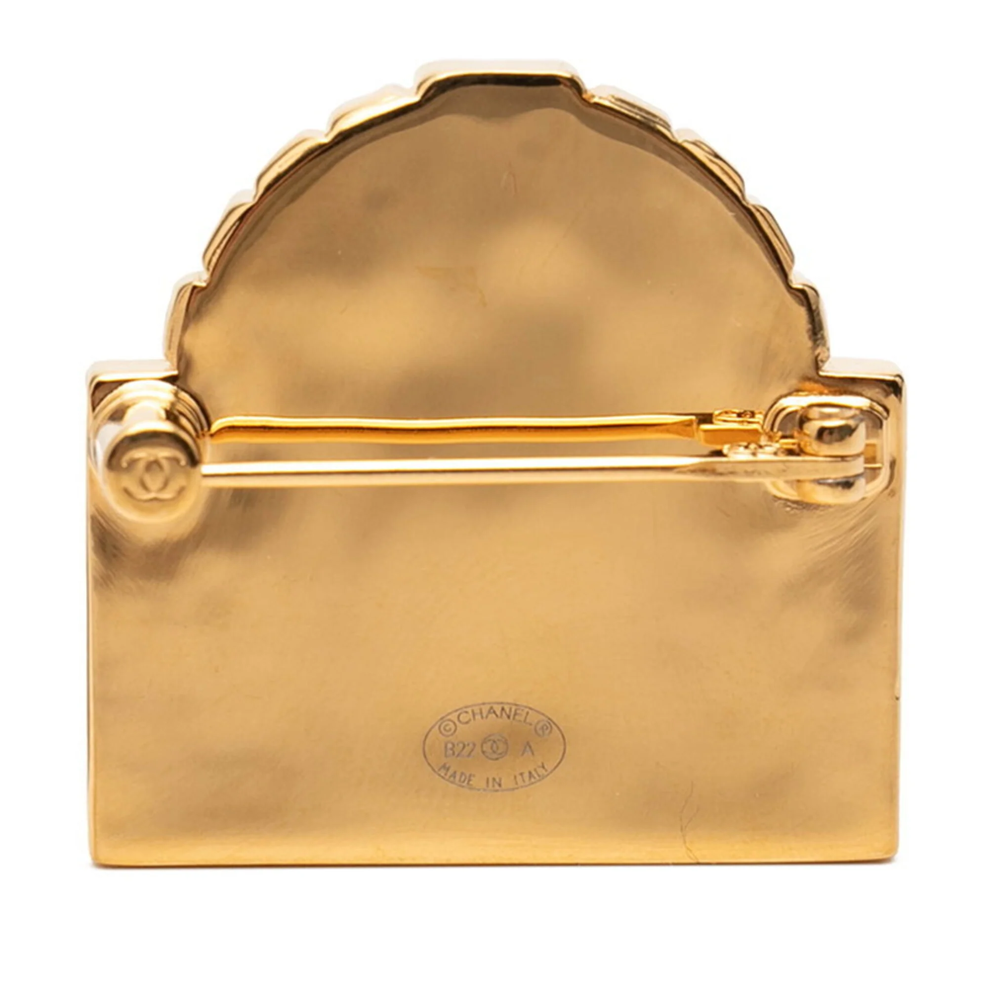 CC Logo Brooch Metal - Image 2