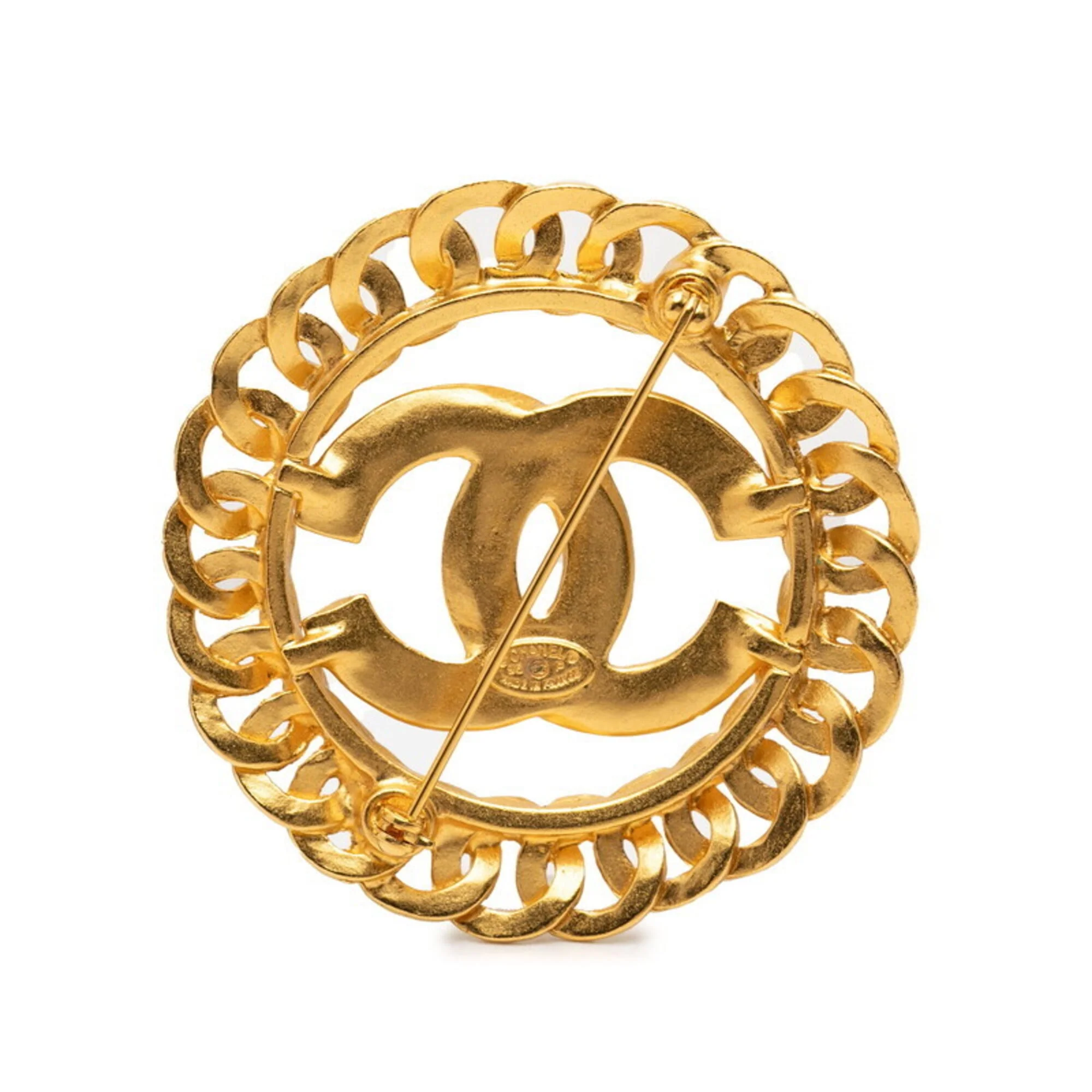 CC Logo Brooch Metal - Image 2