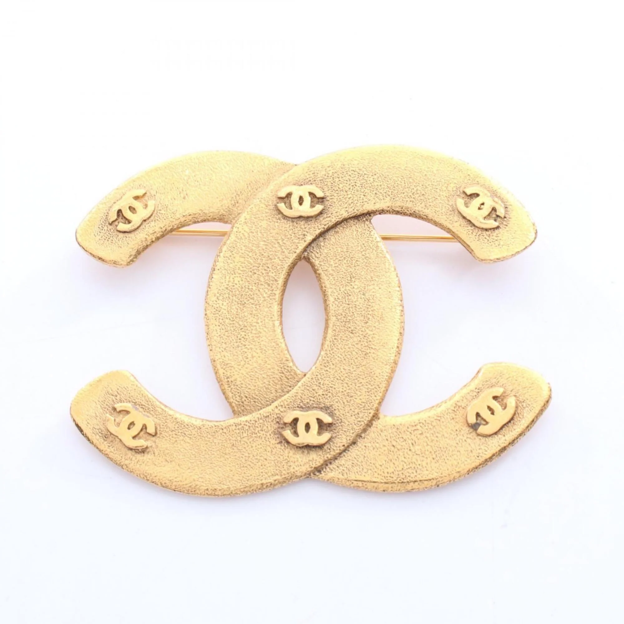 CC Logo Brooch Metal