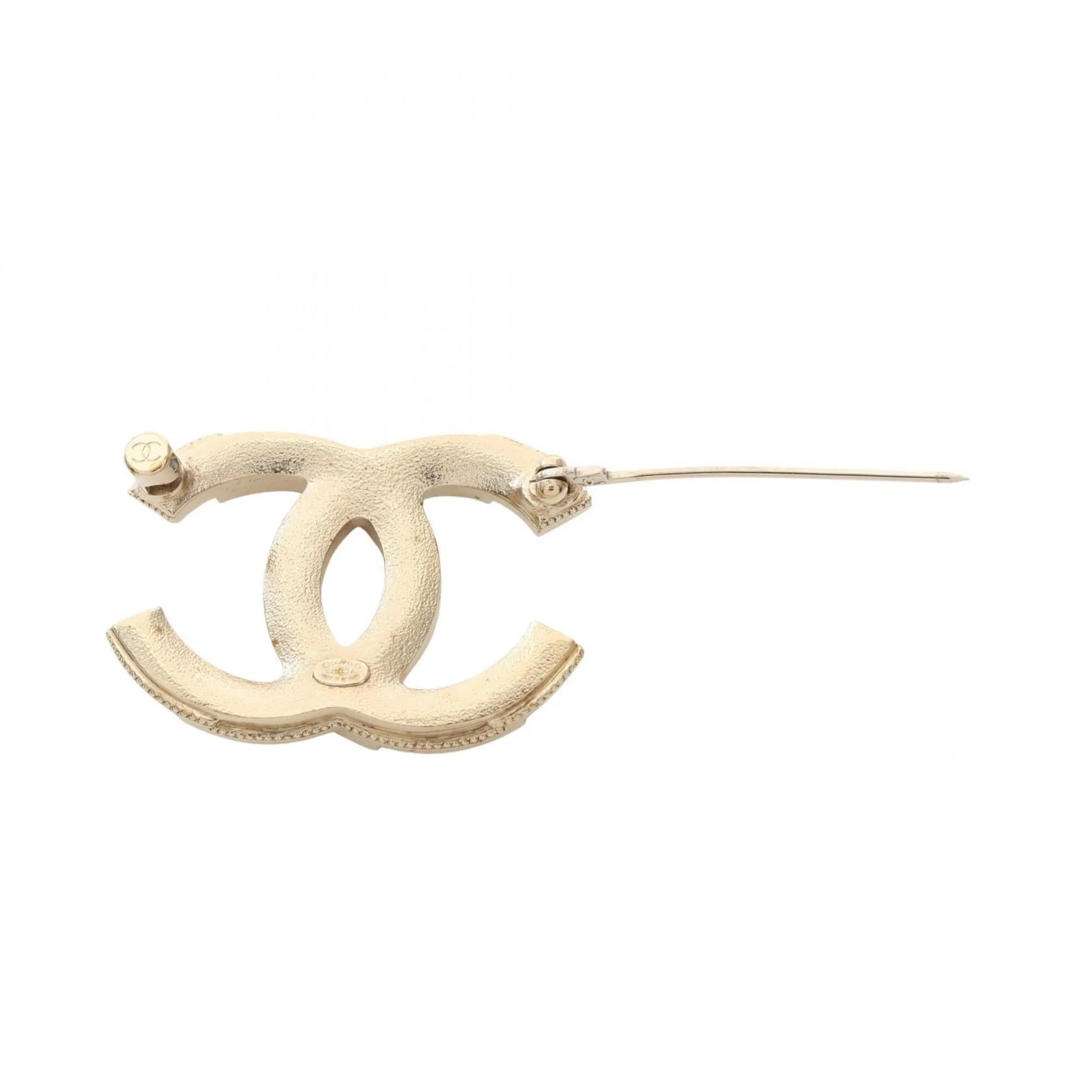 CC Logo Brooch Metal - Image 2