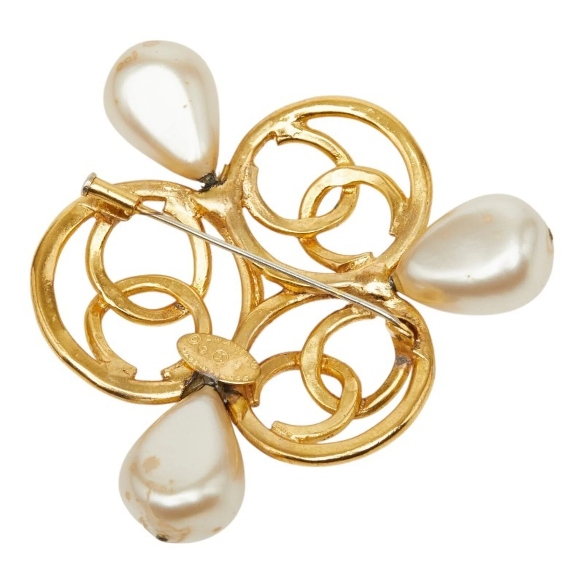 CC Logo Brooch Metal - Image 2