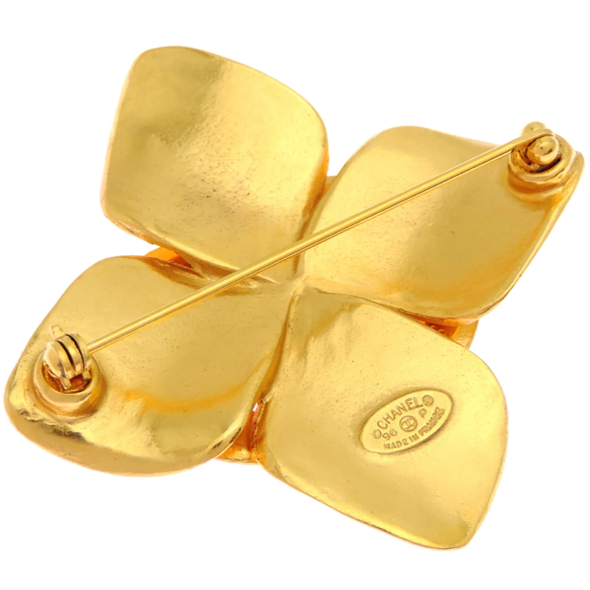 CC Logo Brooch Metal - Image 3