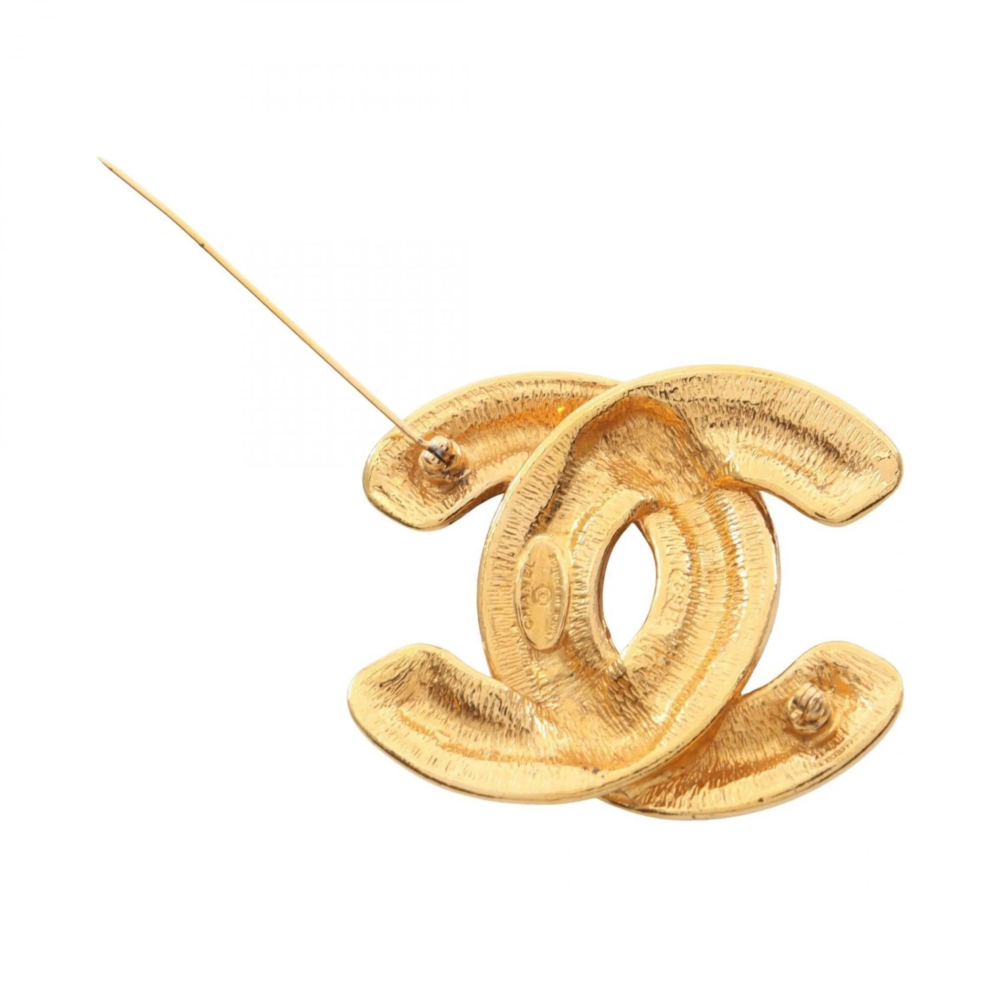 CC Logo Brooch Metal - Image 2