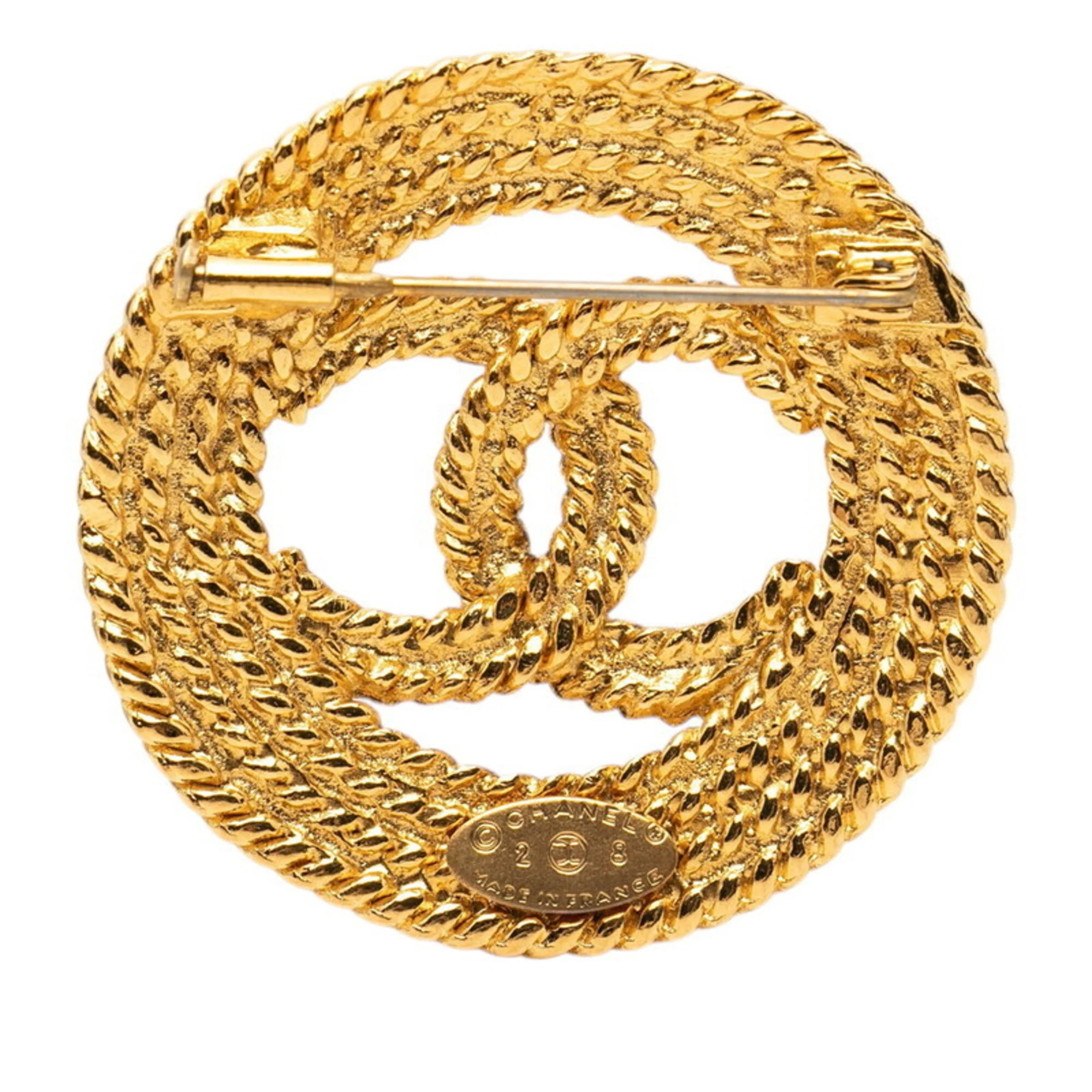 CC Logo Brooch Metal - Image 2