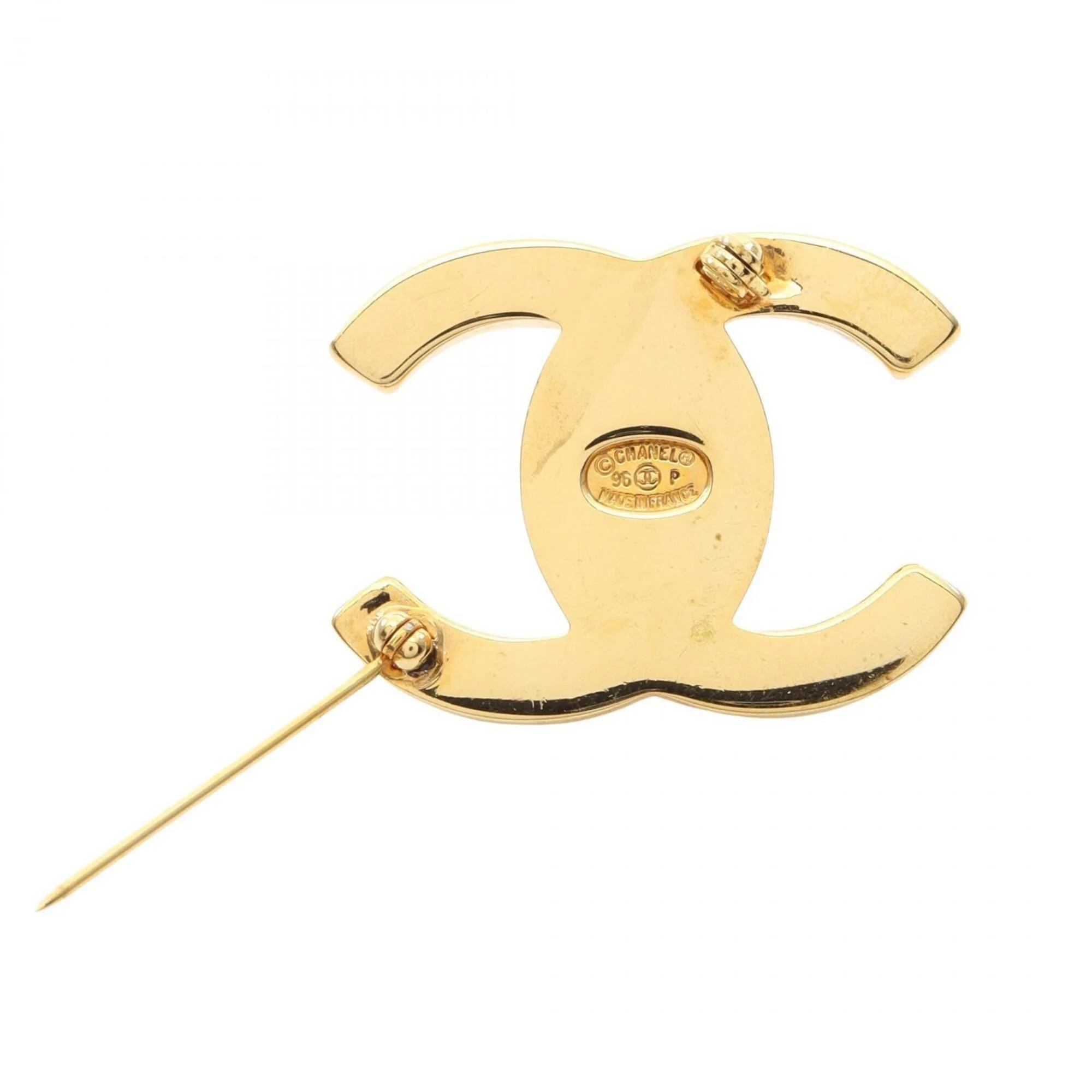 CC Logo Brooch Metal - Image 2