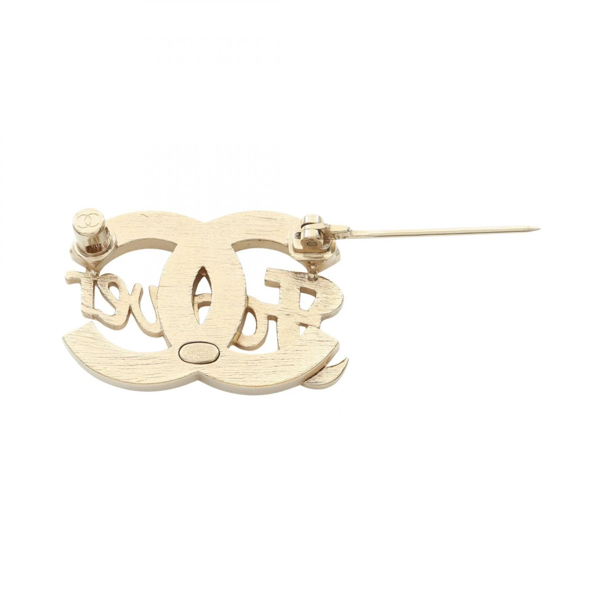 CC Logo Brooch Metal - Image 2