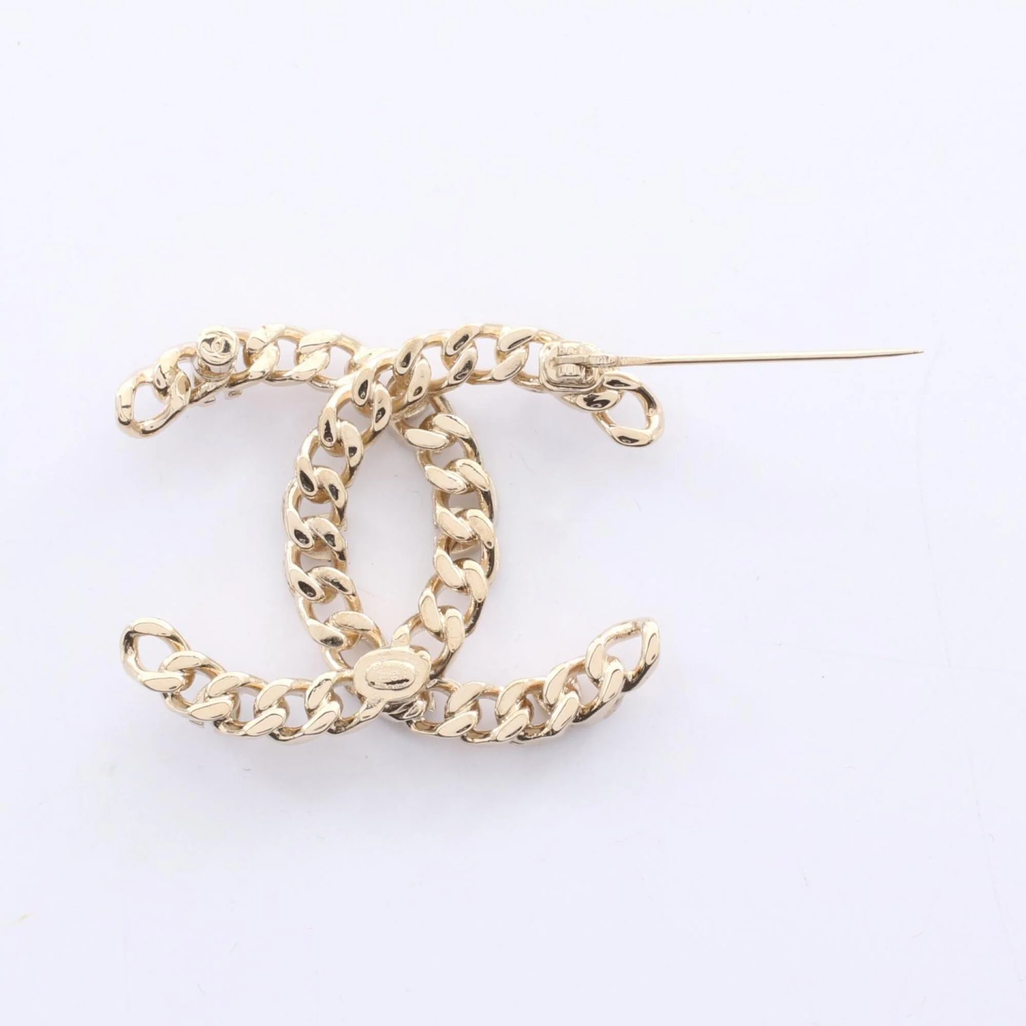 CC Logo Brooch Metal - Image 2