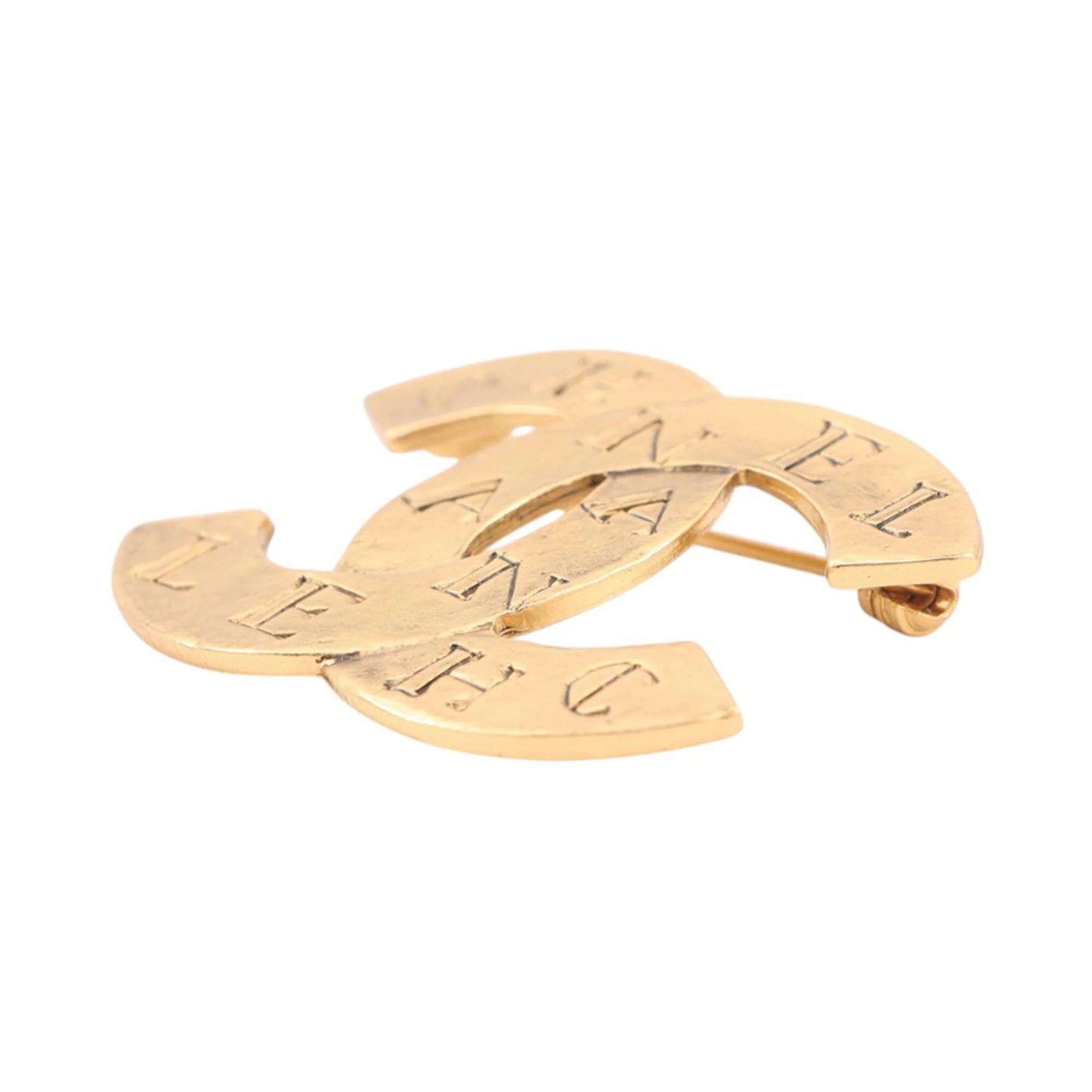 CC Logo Brooch Metal - Image 2