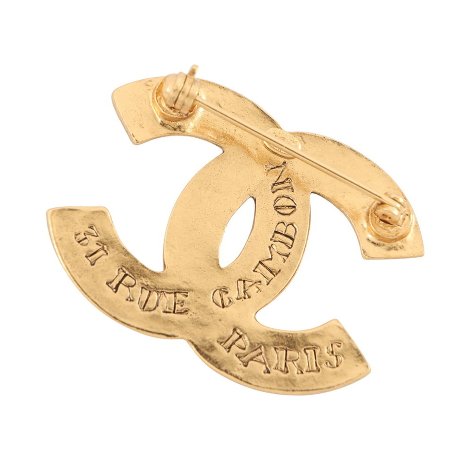 CC Logo Brooch Metal - Image 3