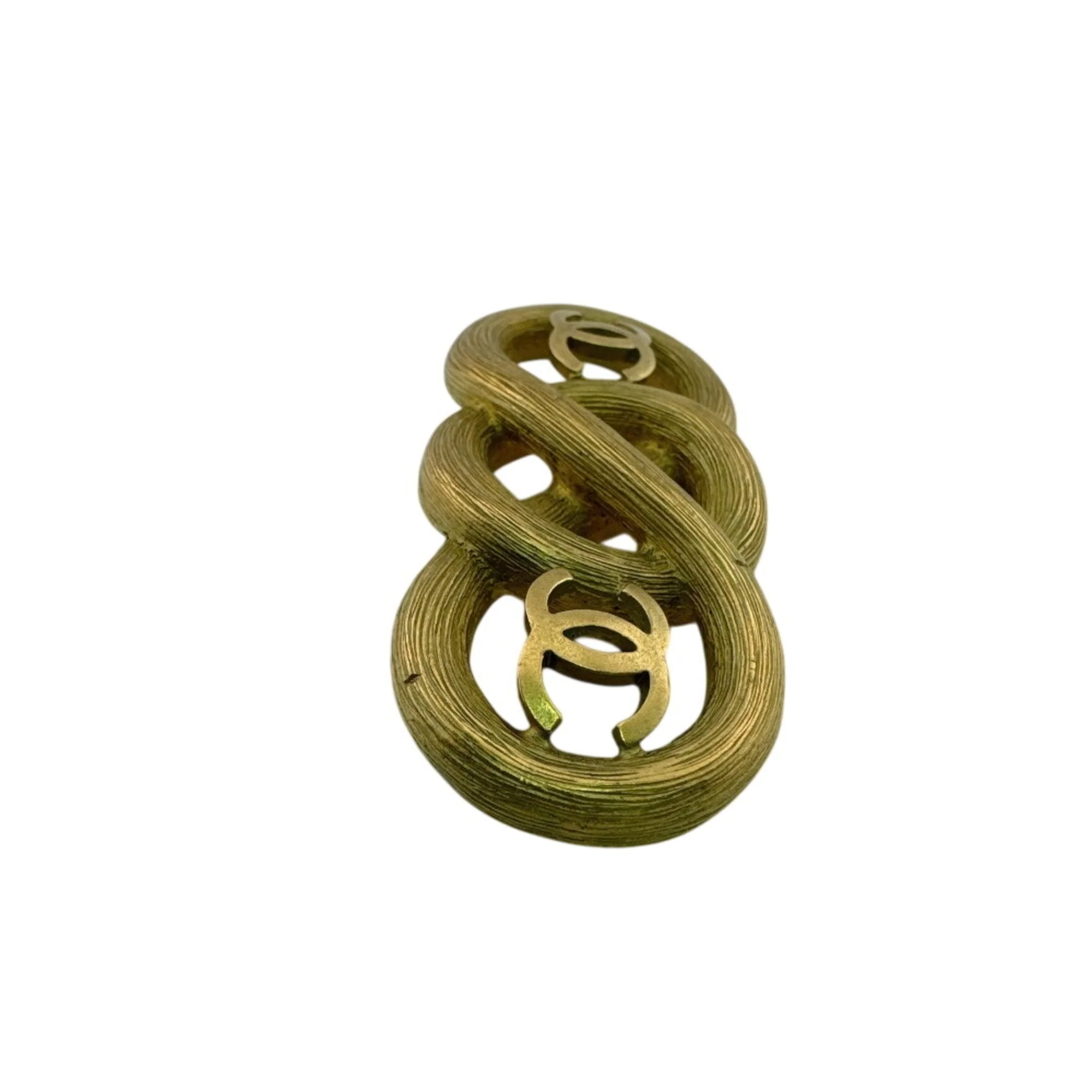 CC Logo Brooch Metal - Image 5