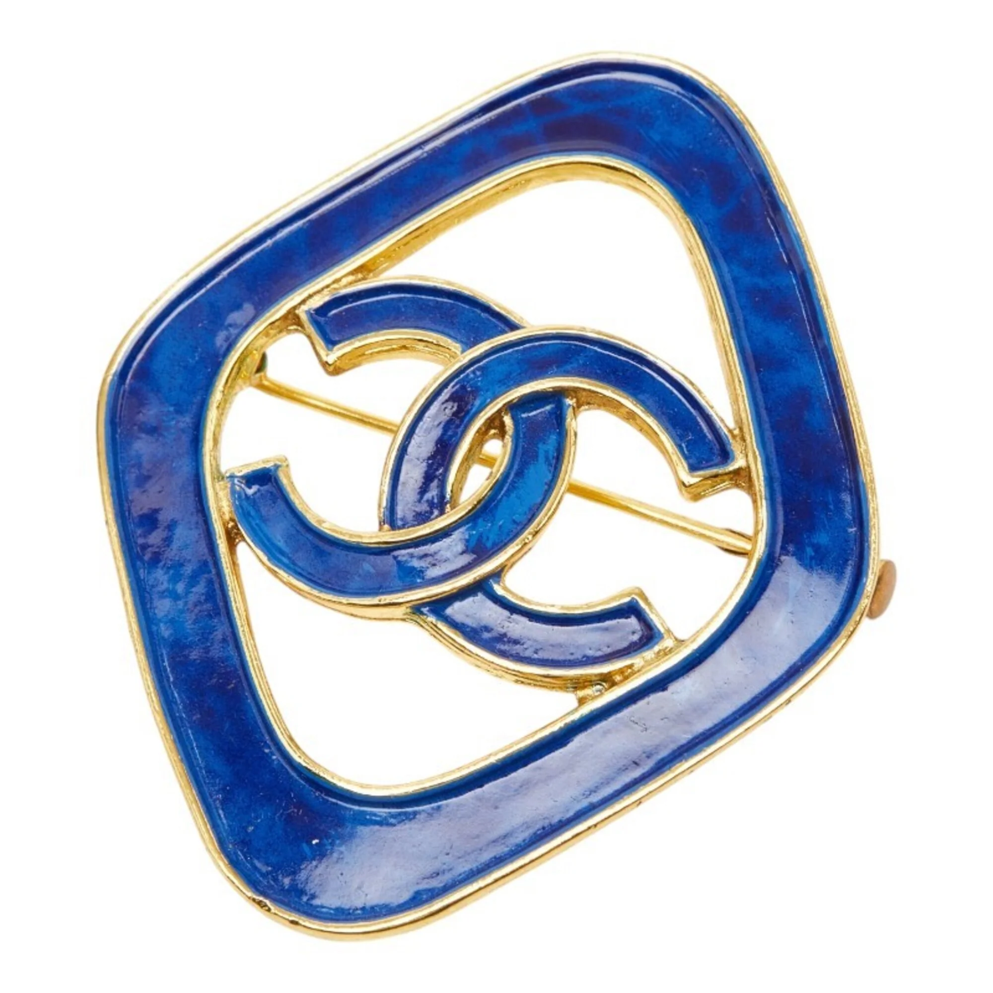 CC Logo Brooch Metal