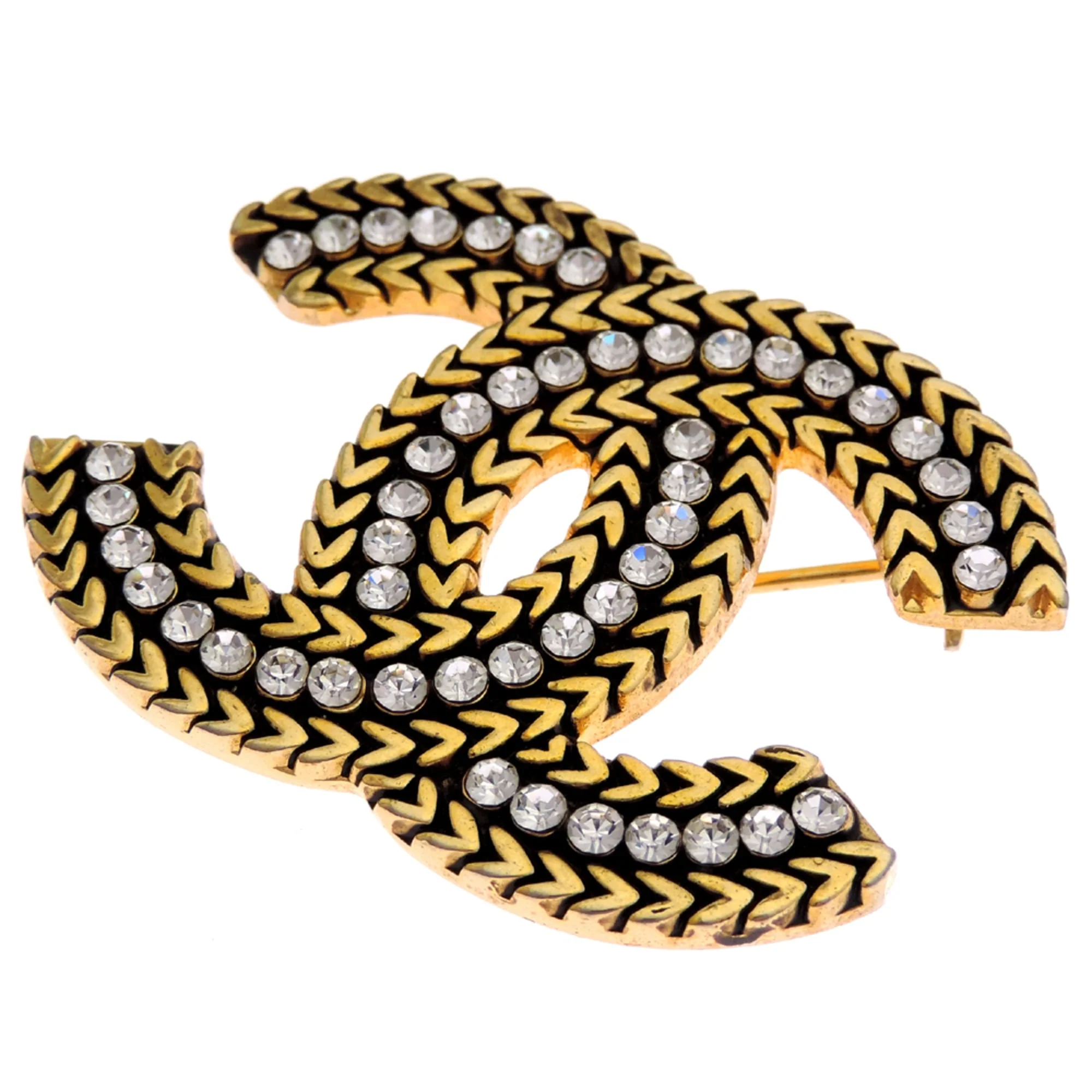 CC Logo Brooch Metal - Image 2