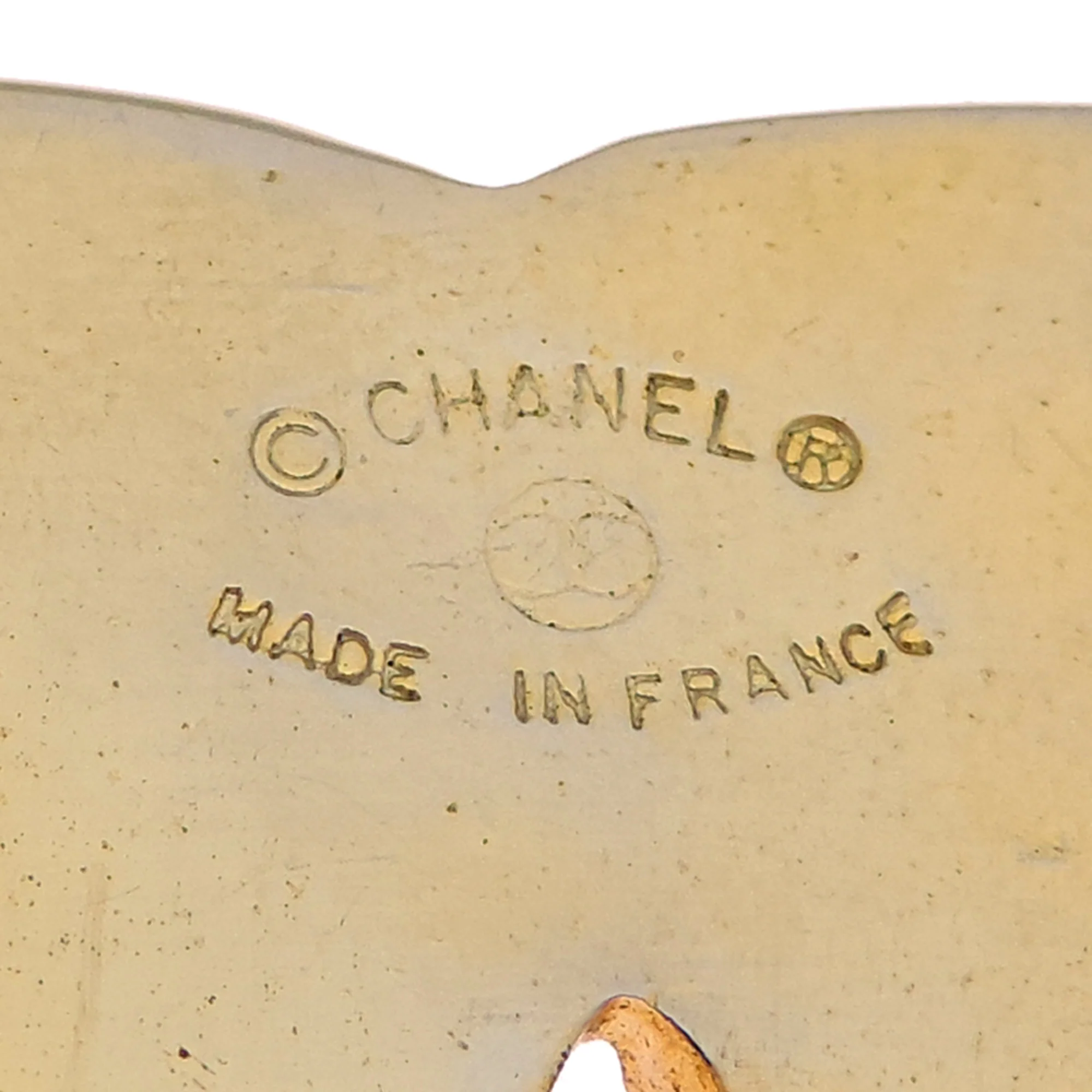 CC Logo Brooch Metal - Image 5