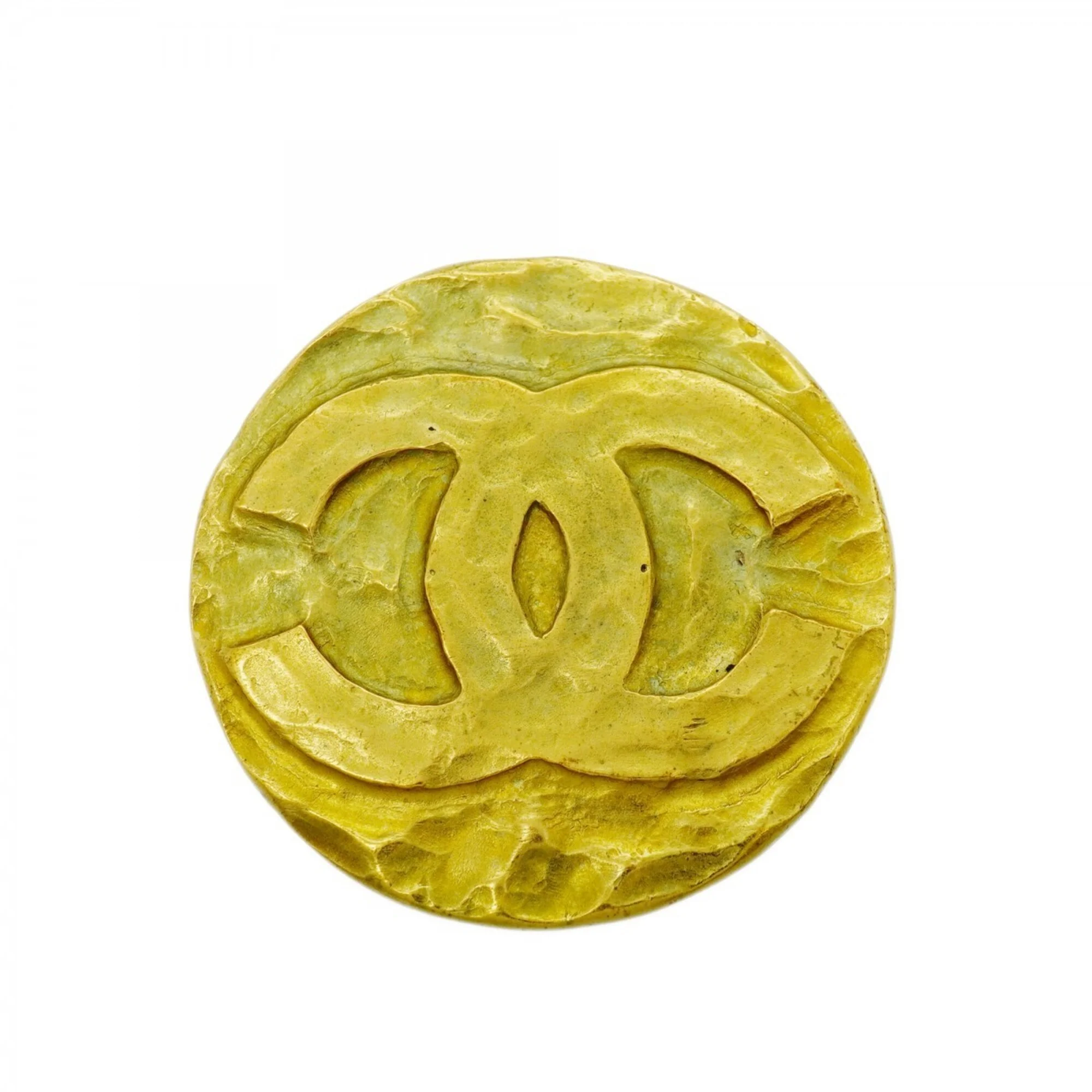 CC Logo Brooch Metal