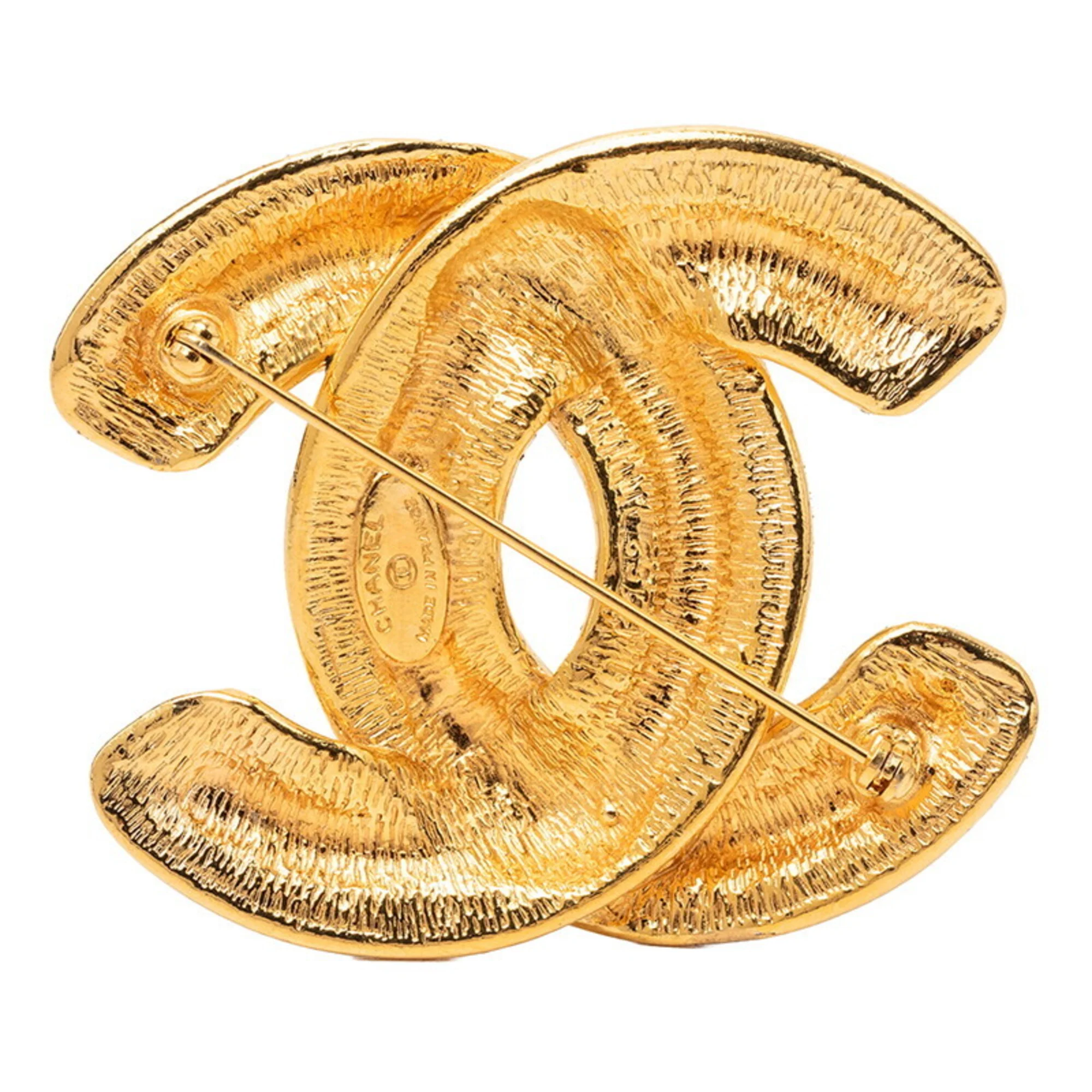 CC Logo Brooch Metal - Image 2