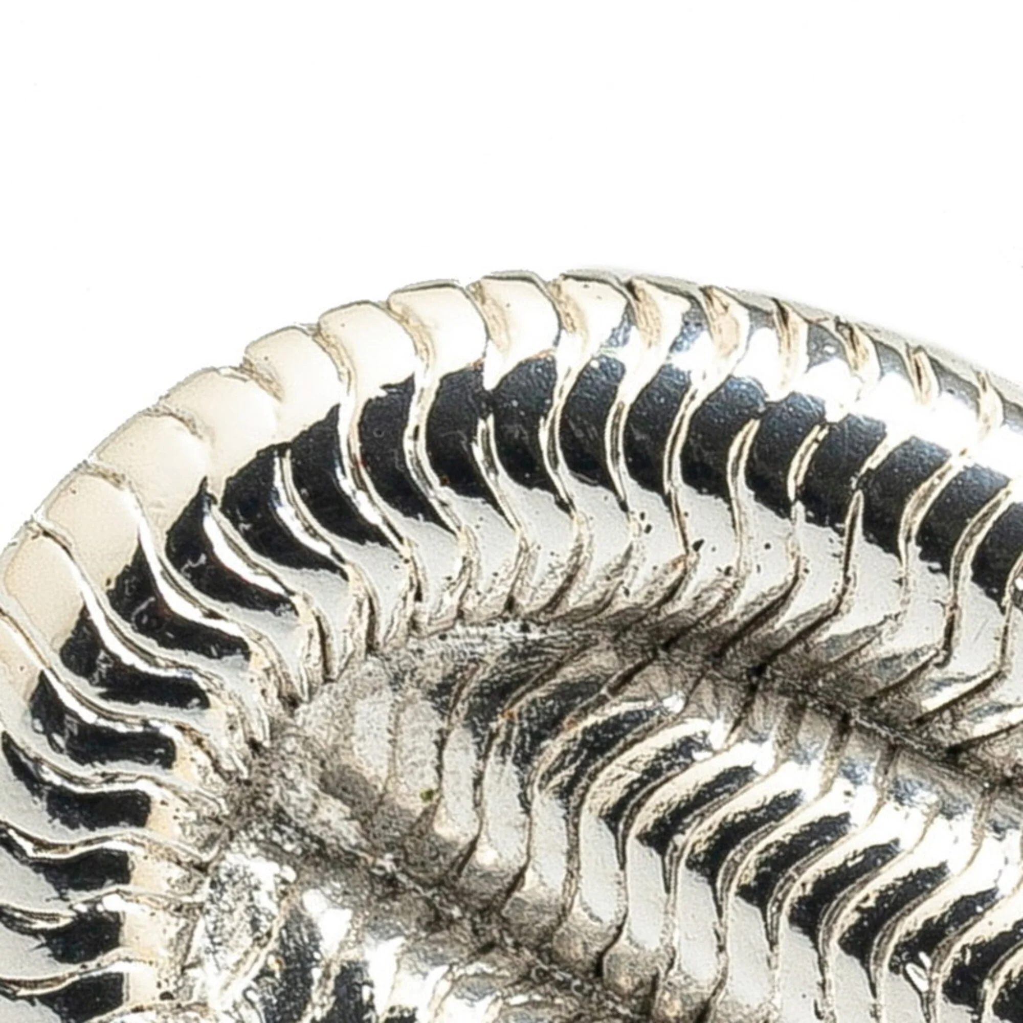 CC Logo Brooch Silver-Tone Metal - Image 3
