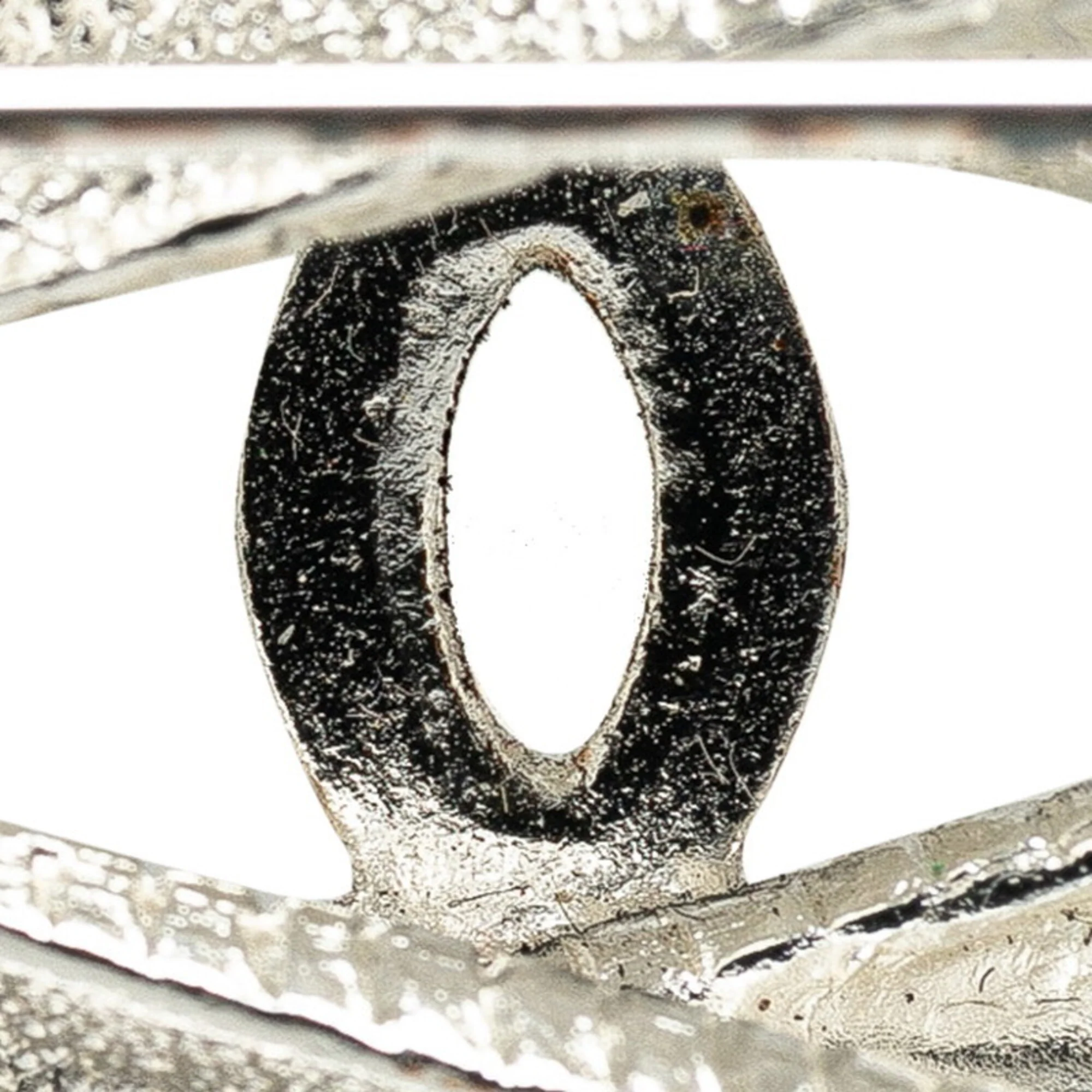 CC Logo Brooch Silver-Tone Metal - Image 6