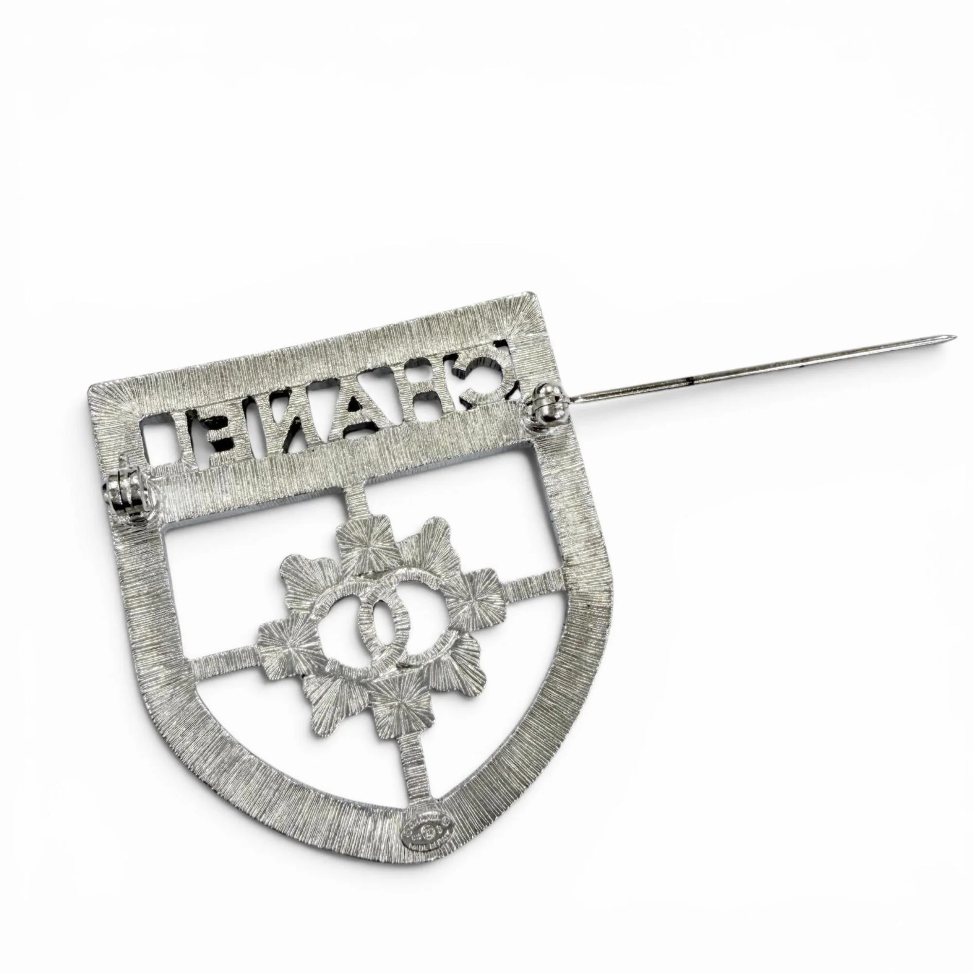 CC Logo Brooch Sterling Silver - Image 5