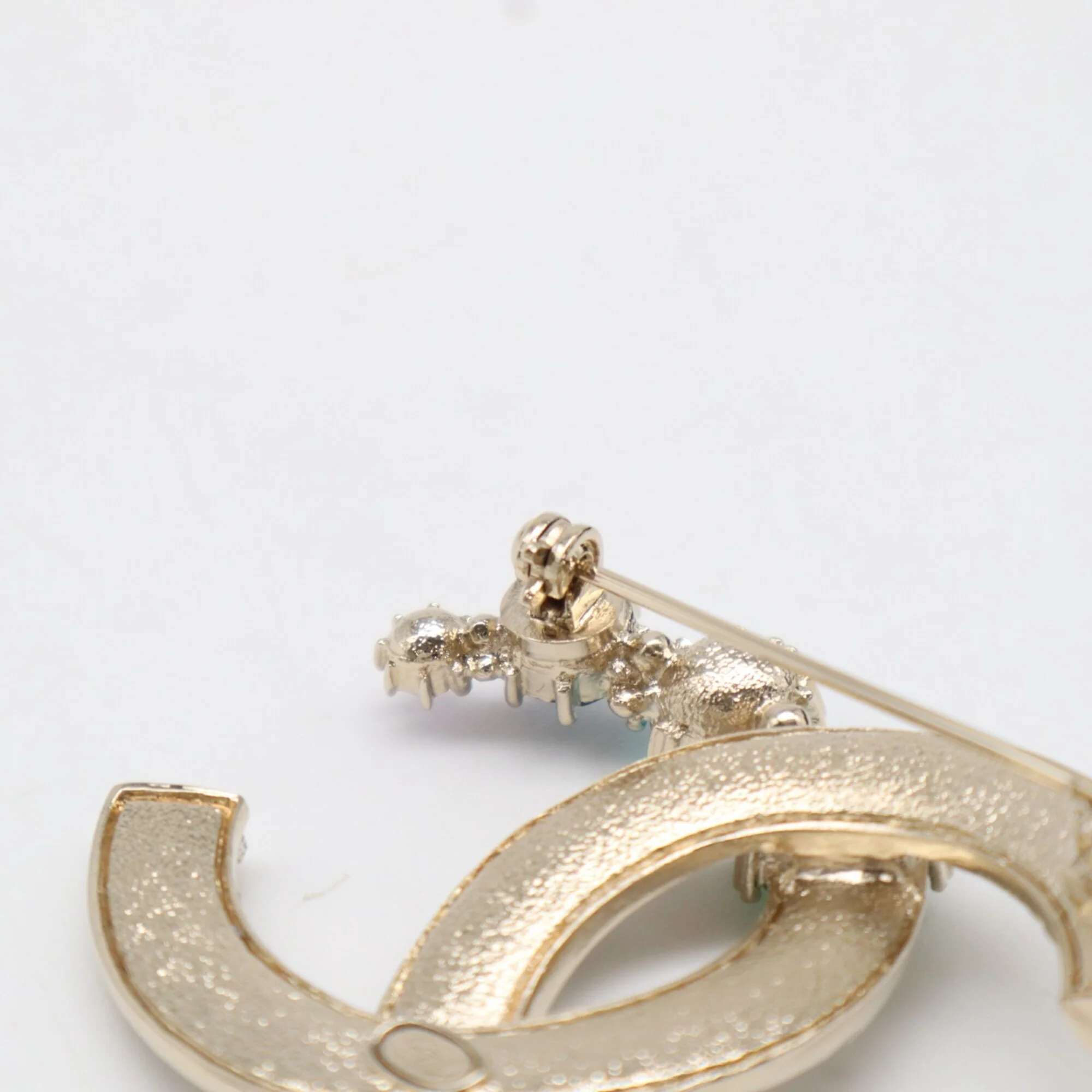 CC Logo Brooch Sterling Silver - Image 4
