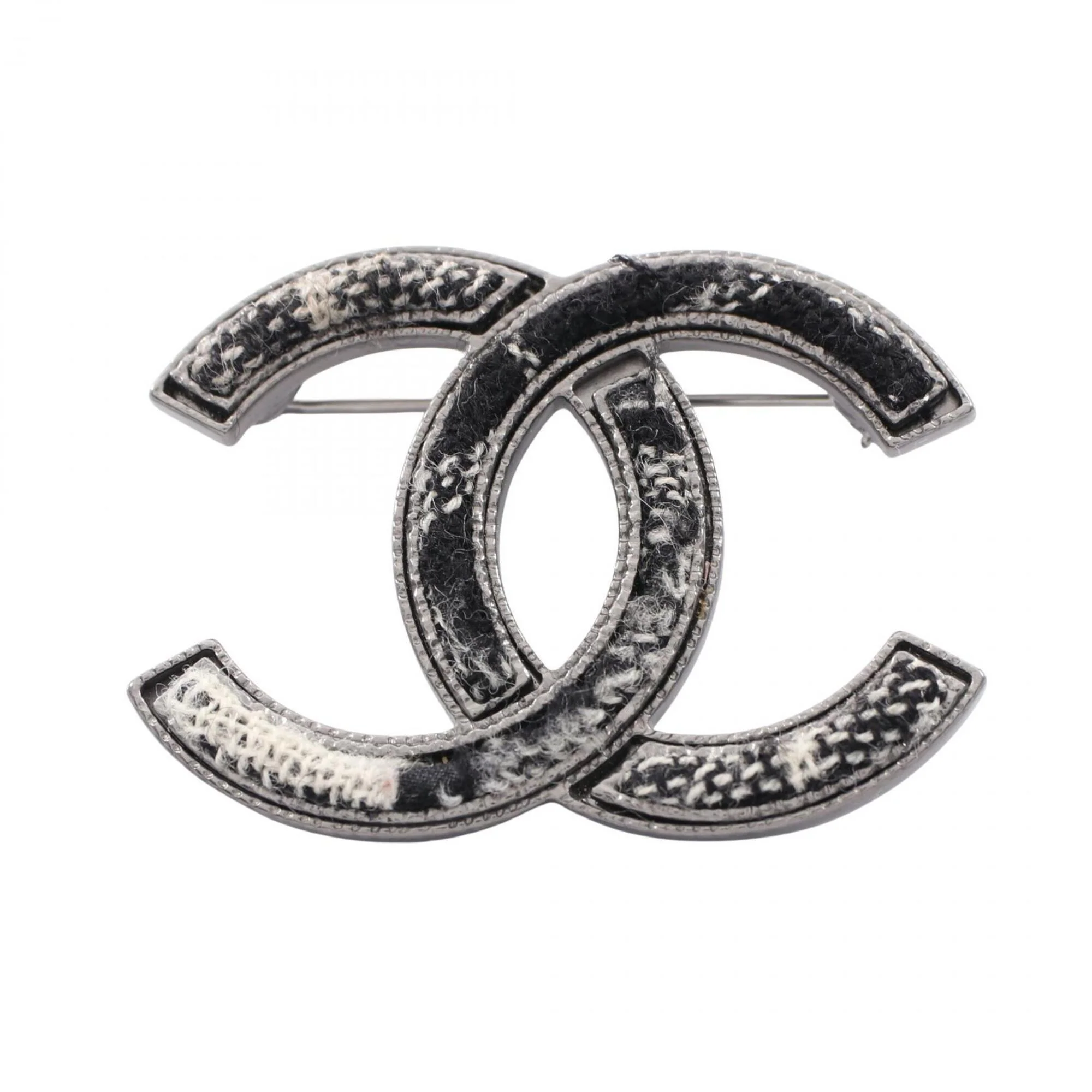CC Logo Brooch Sterling Silver