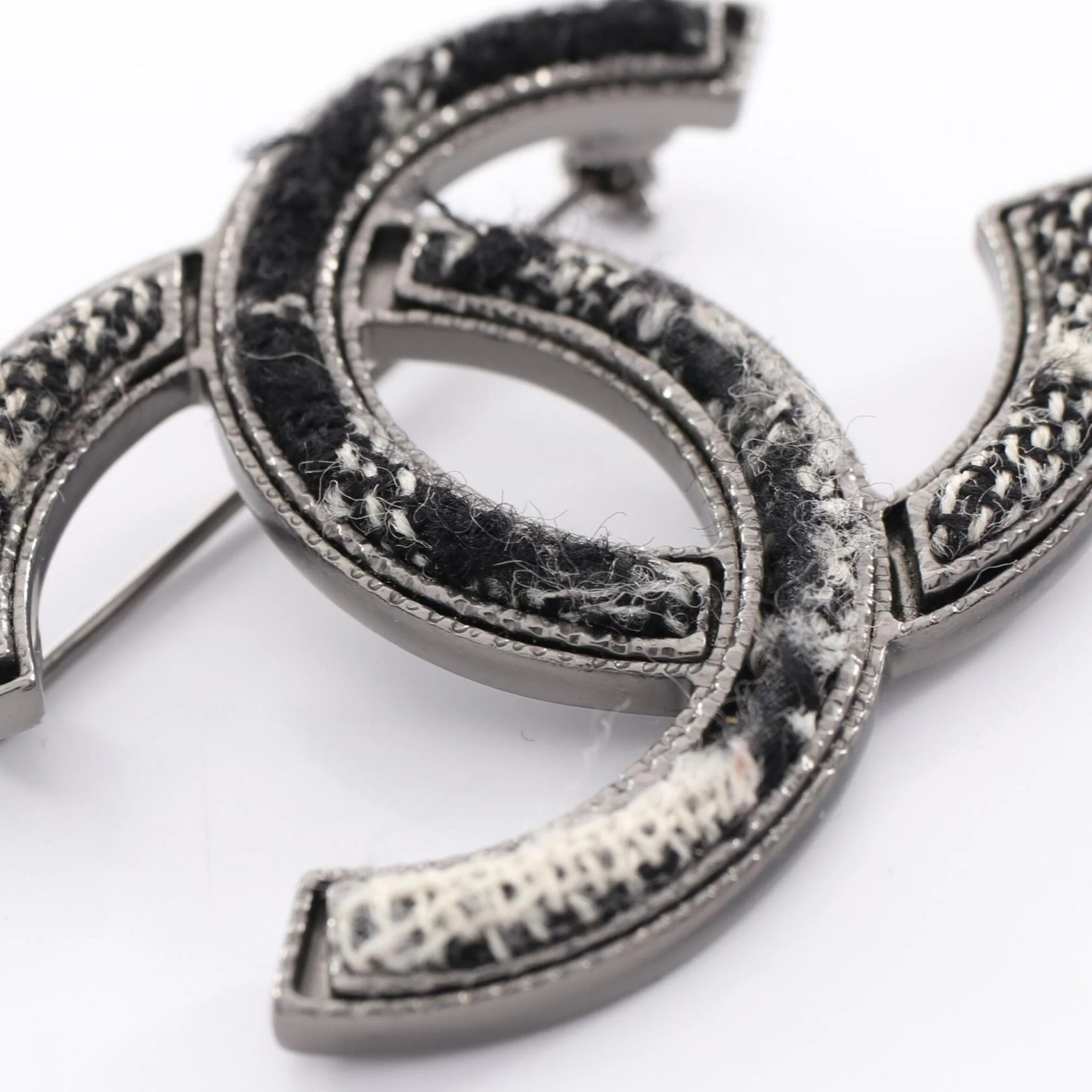 CC Logo Brooch Sterling Silver - Image 6