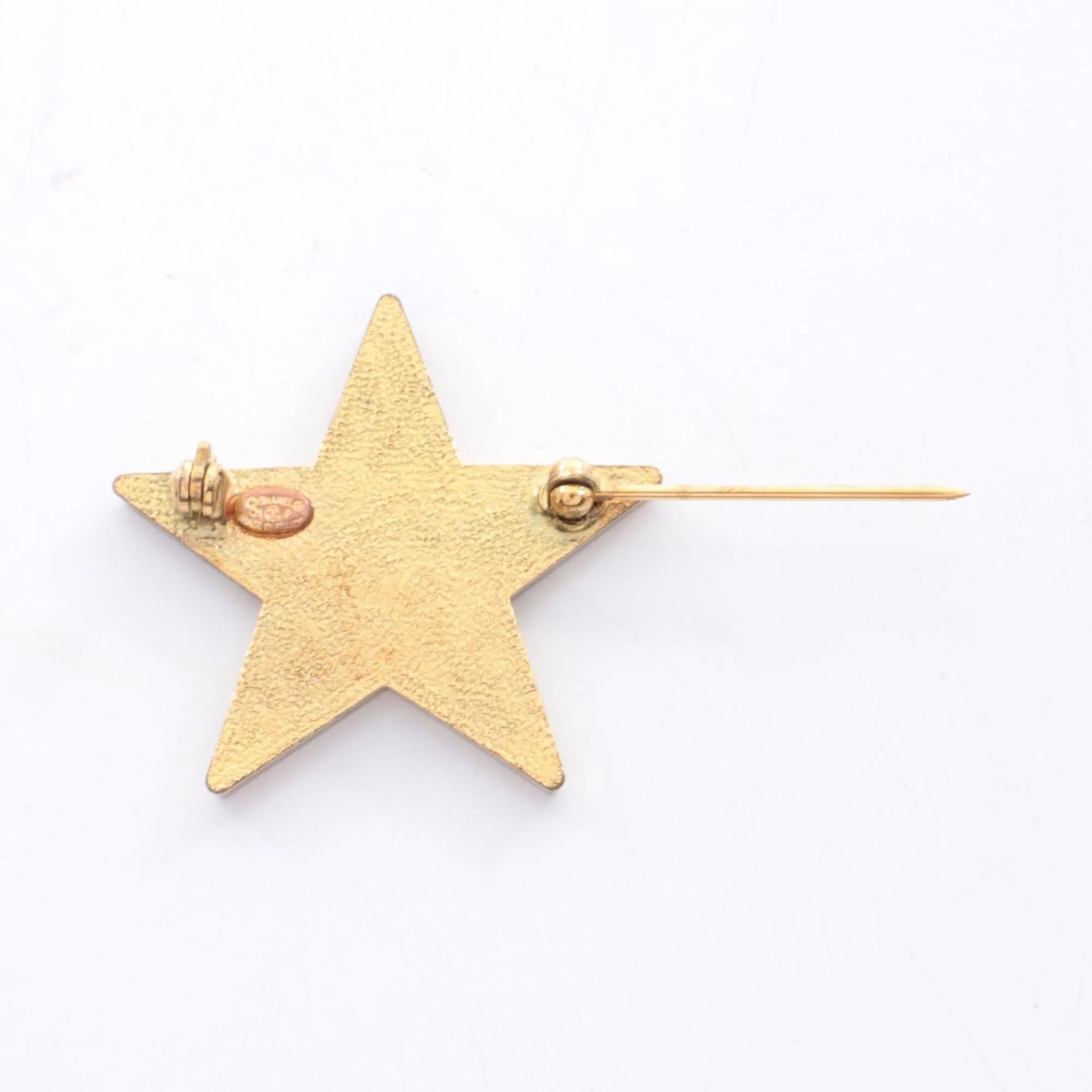 CC Logo Star Brooch Metal - Image 2