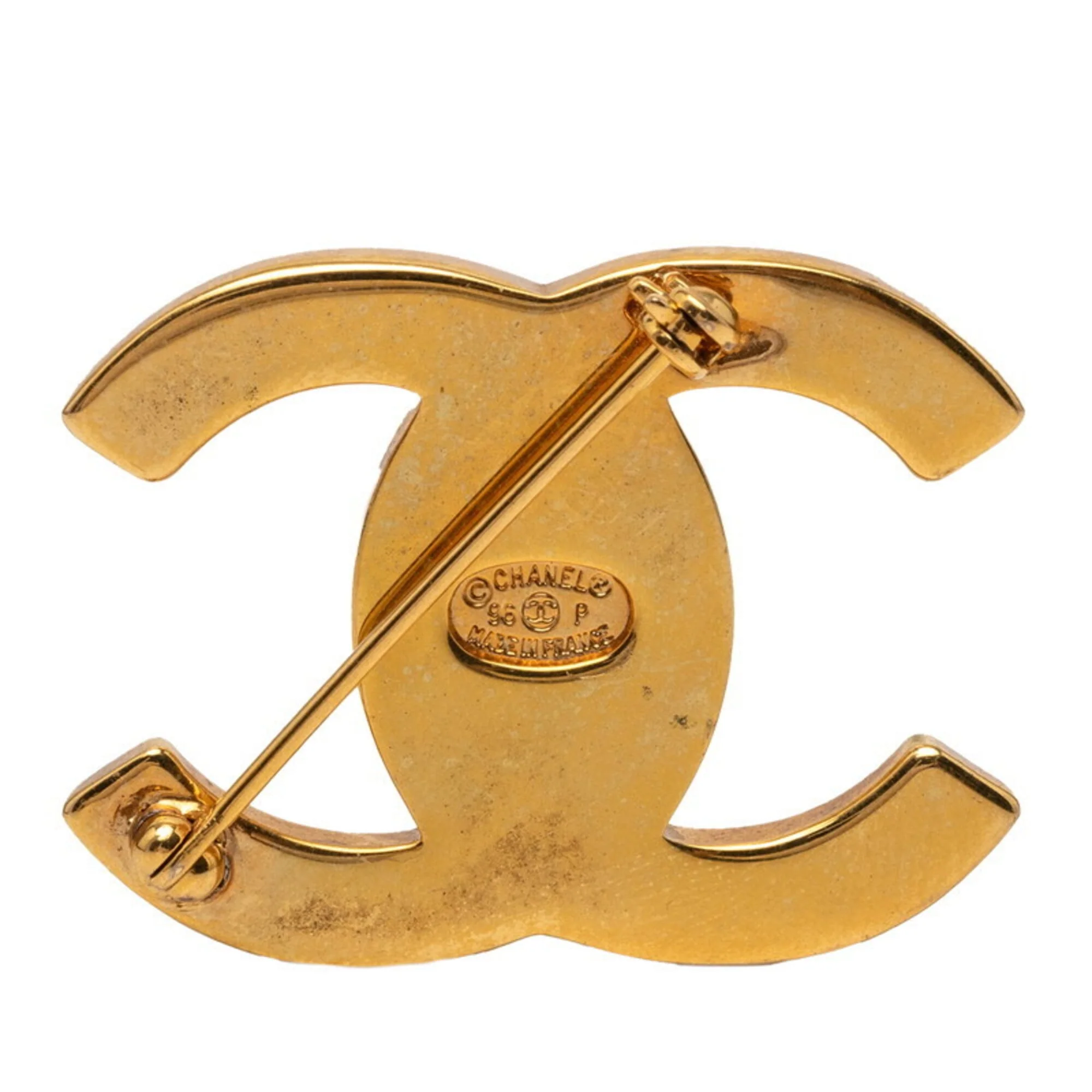 CC Logo Turnlock Brooch Metal - Image 2