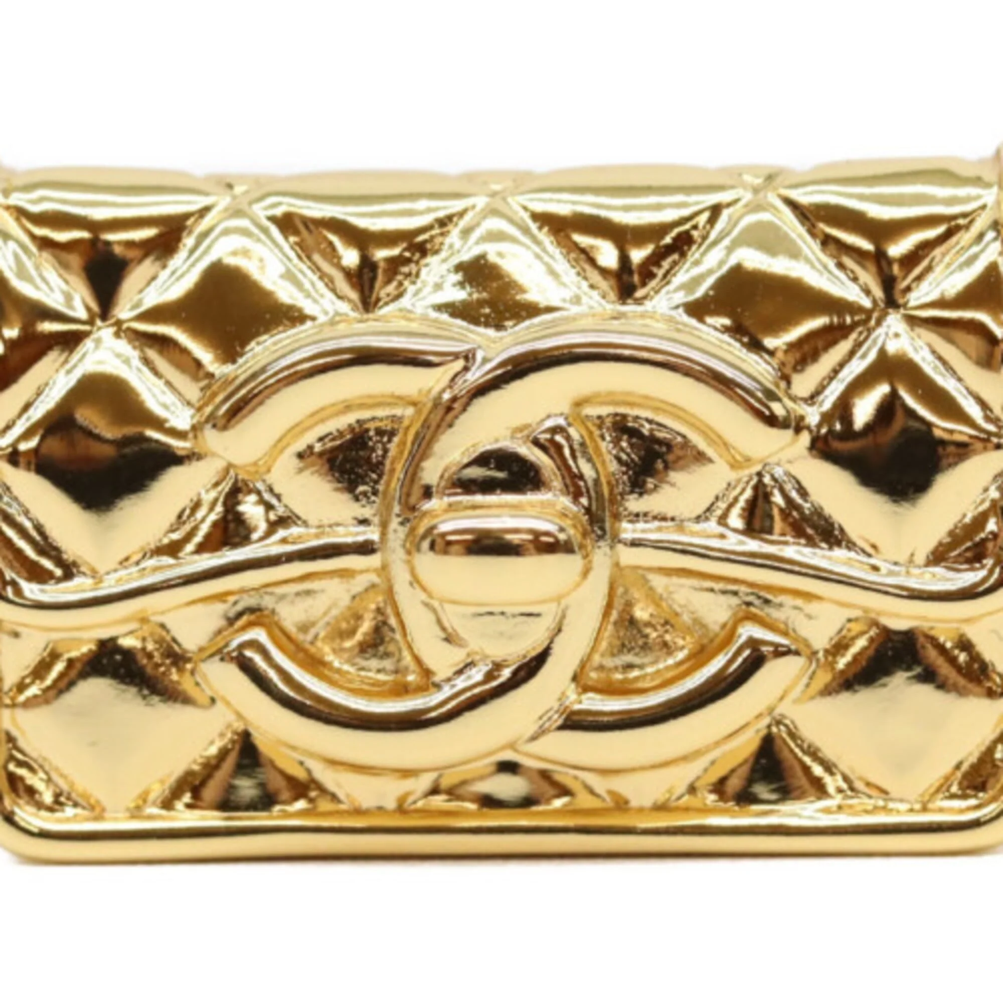 CC Logo Turnlock Brooch Metal