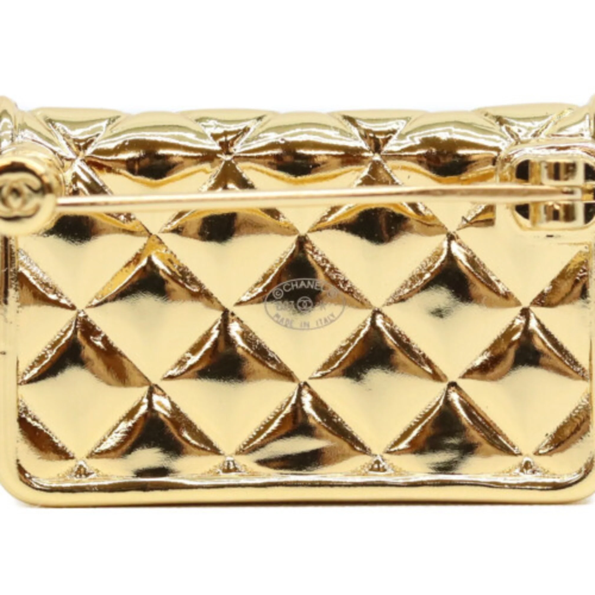 CC Logo Turnlock Brooch Metal - Image 3