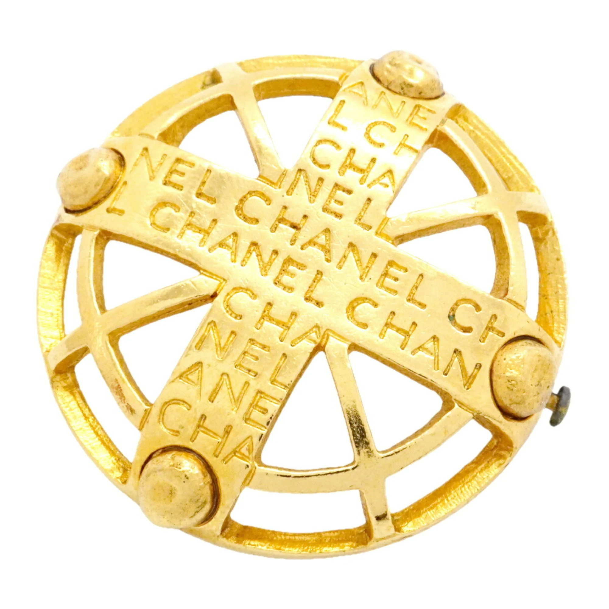 Circle Design Brooch Metal