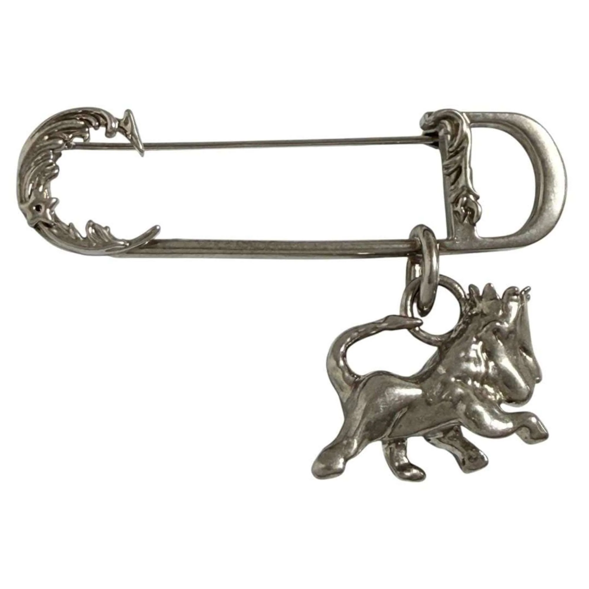 CD Lion Brooch Metal