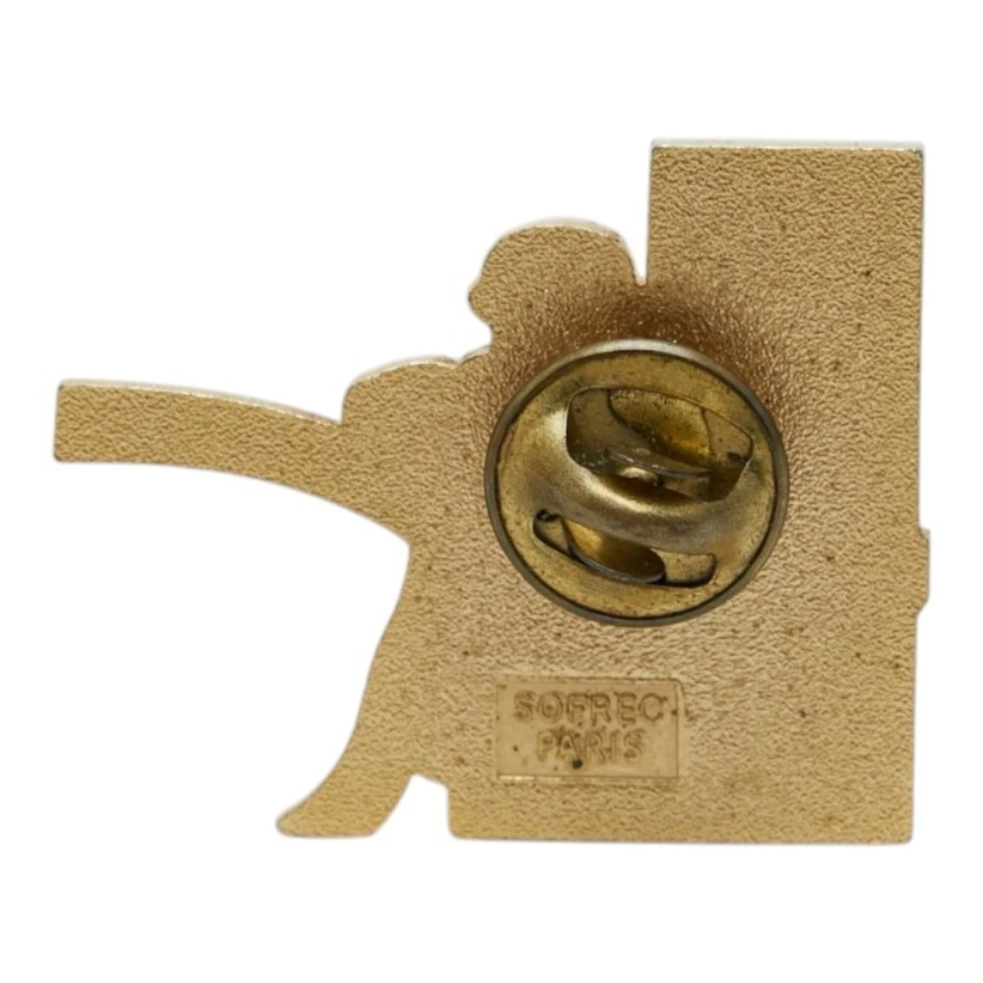 Ribbon Brooch Enamel and Gold - Image 2