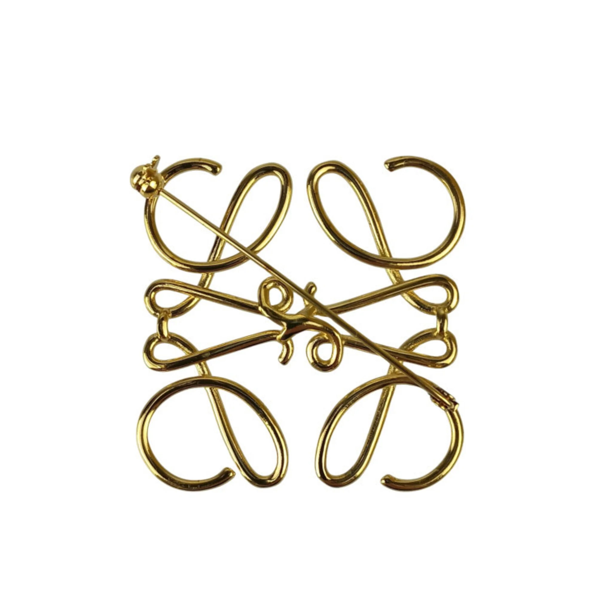 Anagram Brooch Gold Metal - Image 3
