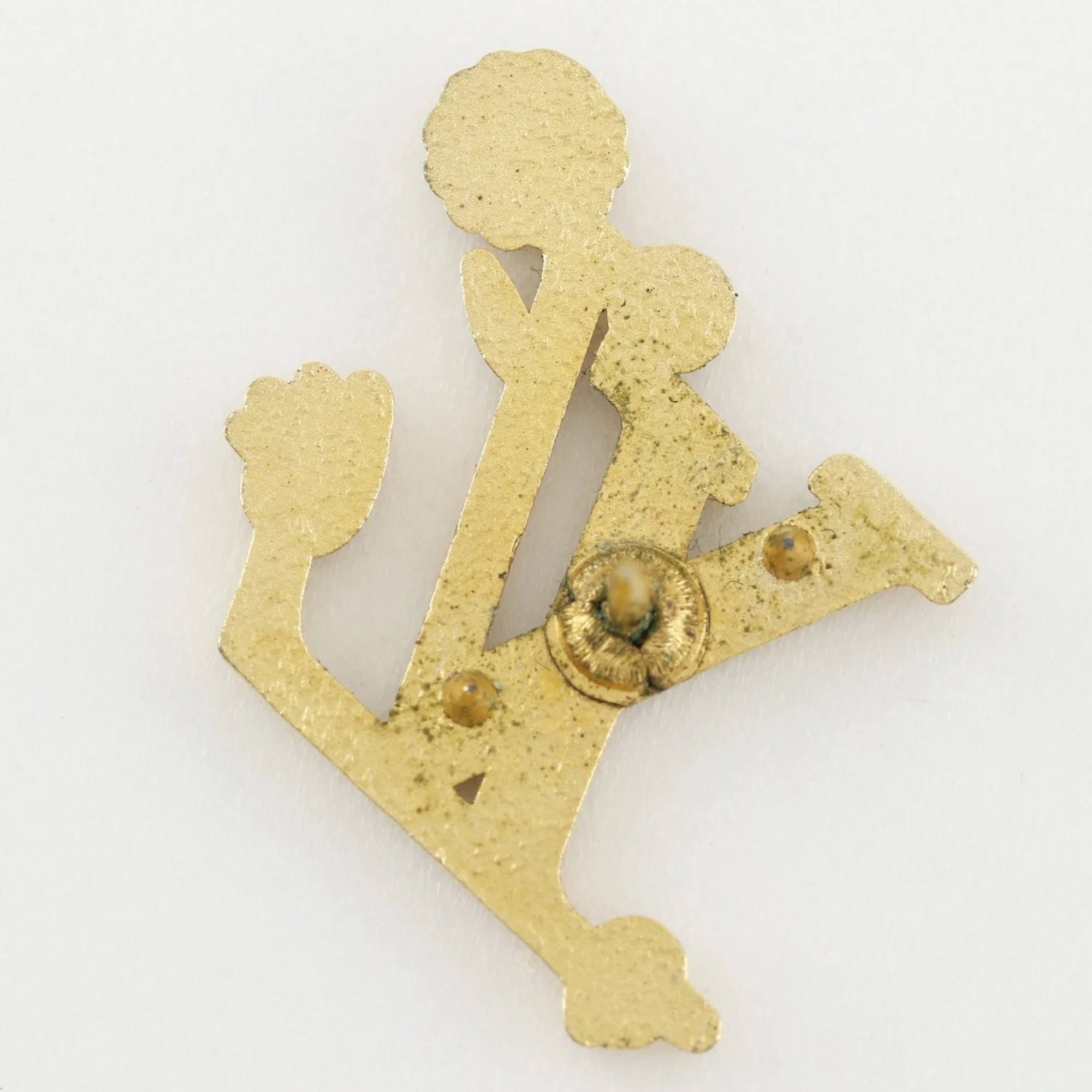 Brooch Gold-Tone Metal - Image 3