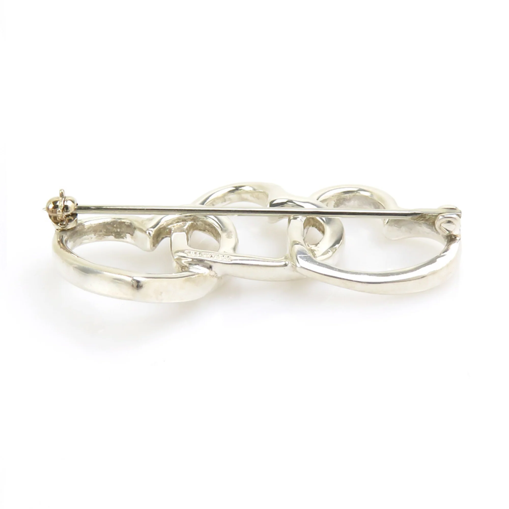 Triple Heart Brooch Sterling Silver - Image 6