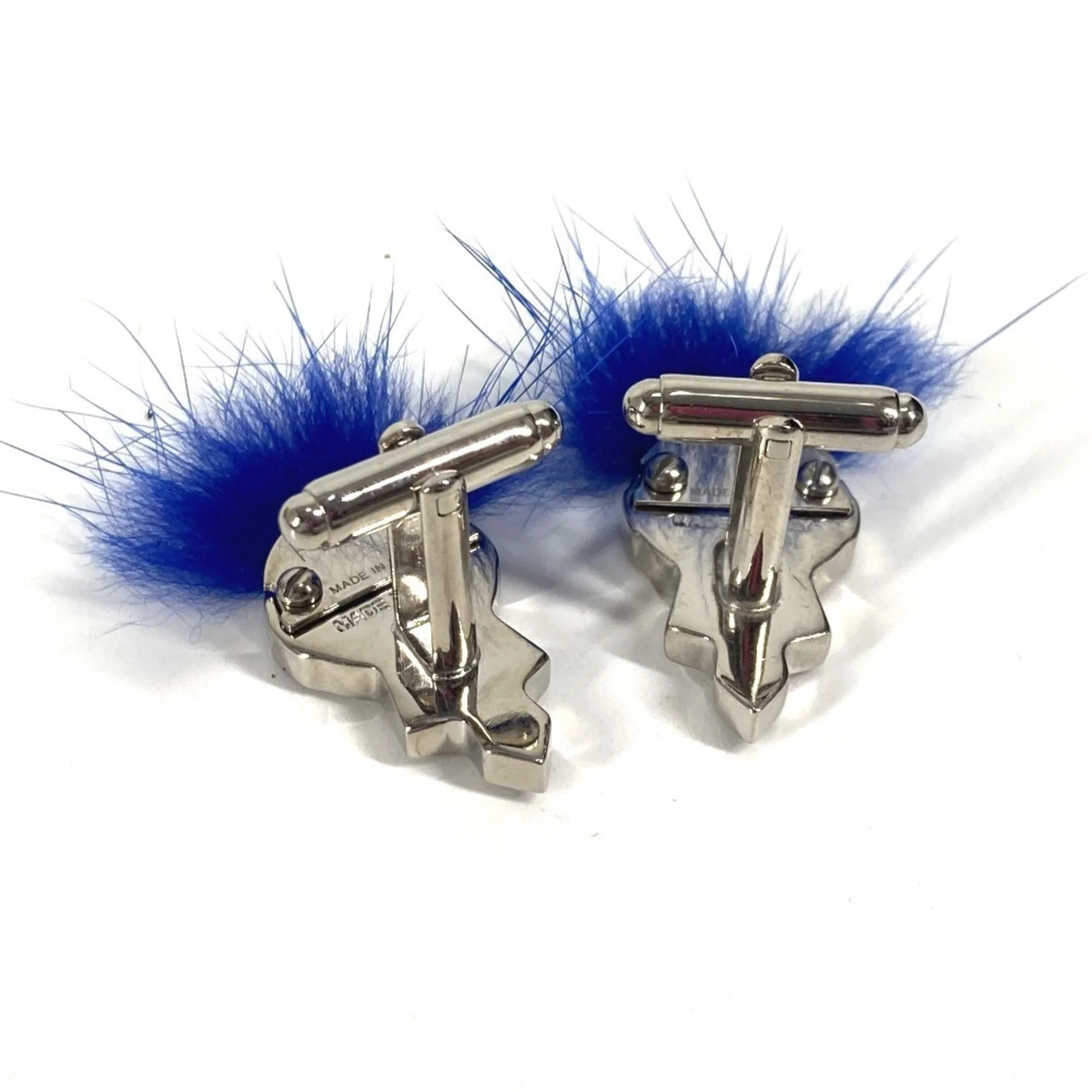Cufflinks Metal Blue and Silver Bracelet - Image 2