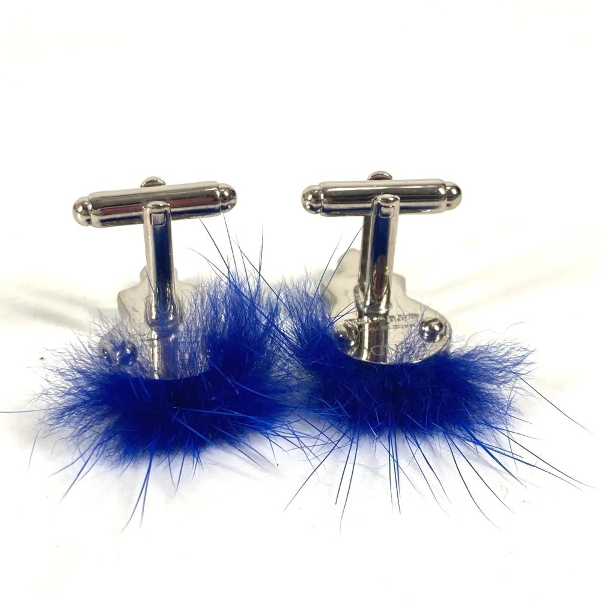 Cufflinks Metal Blue and Silver Bracelet - Image 3