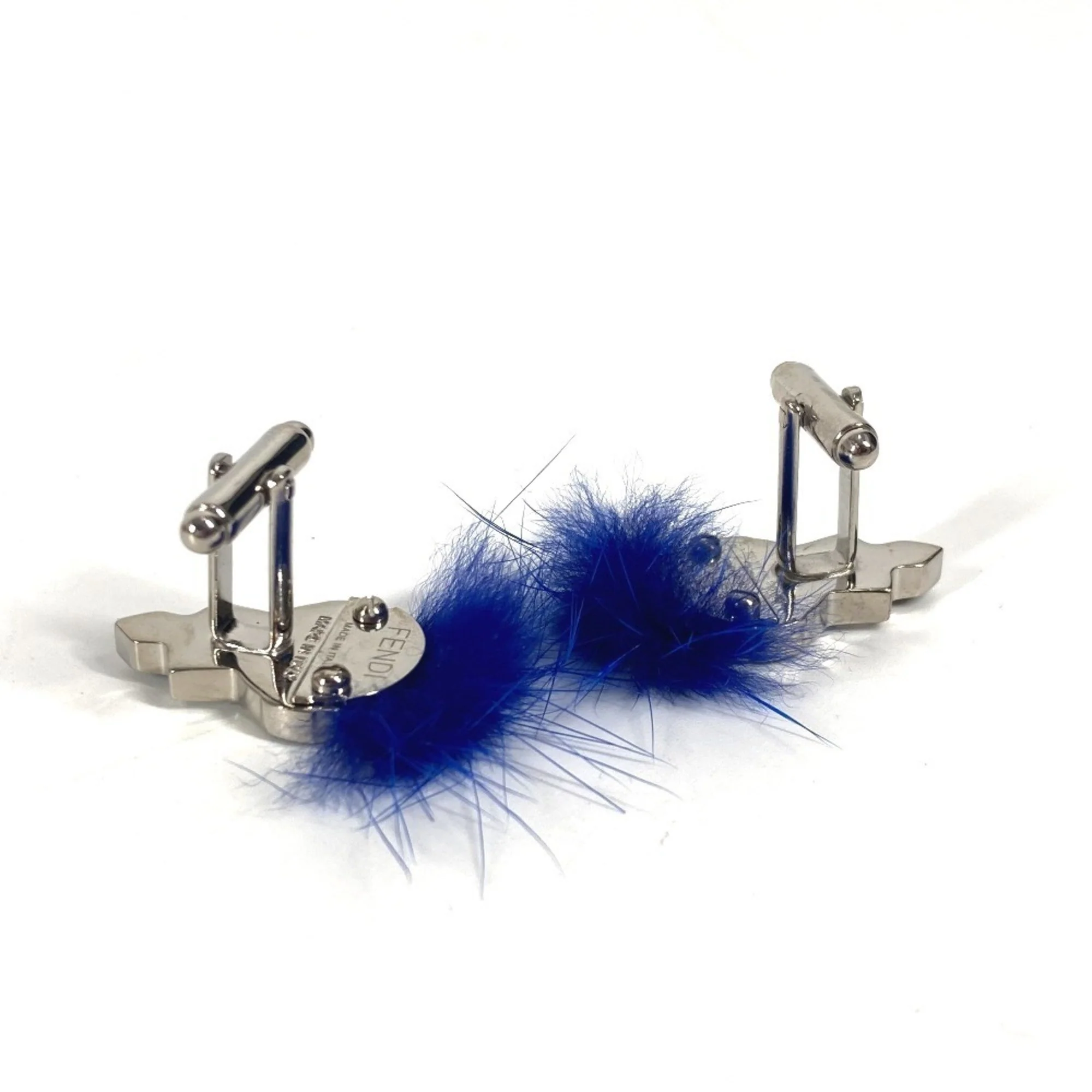 Cufflinks Metal Blue and Silver Bracelet - Image 6