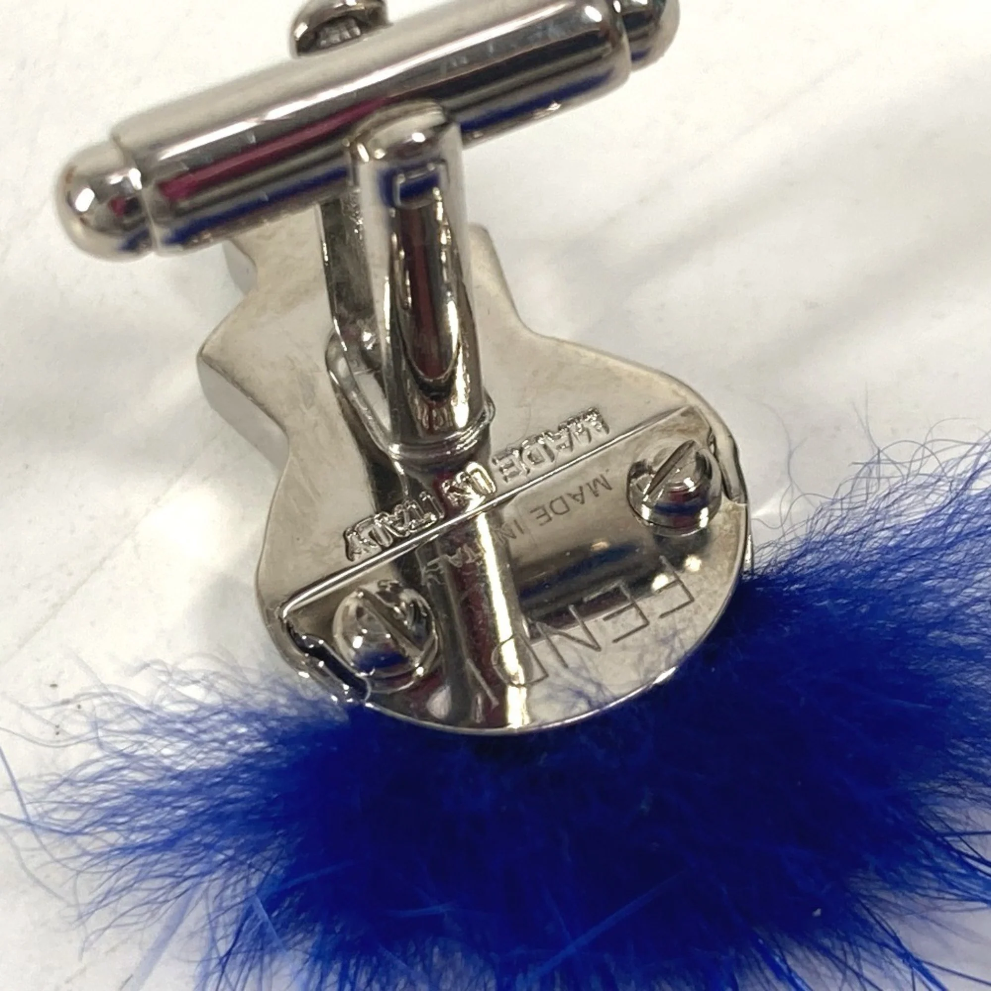 Cufflinks Metal Blue and Silver Bracelet - Image 7