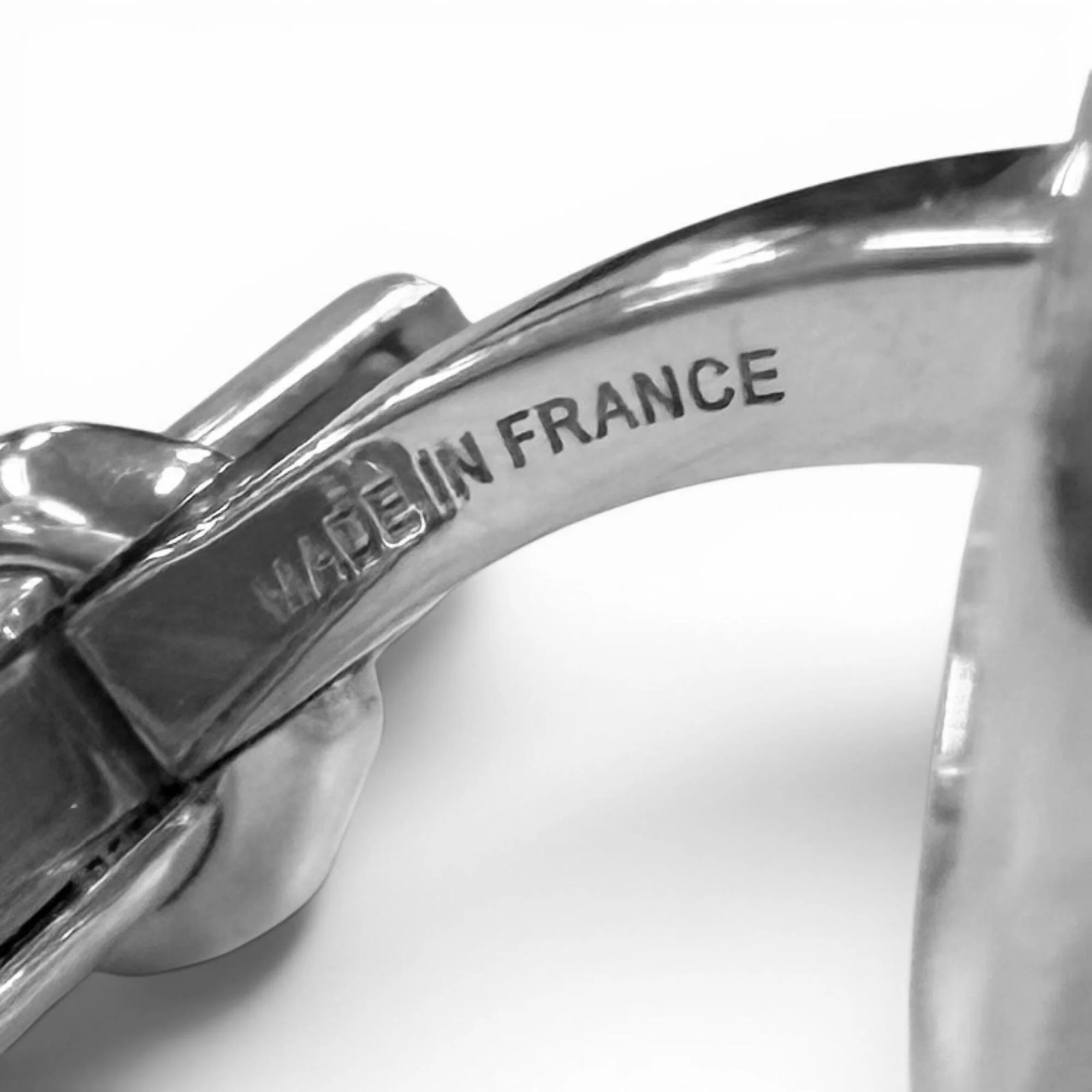 Sellier Clou de Selle Cufflinks Sterling Silver Bracelet - Image 6