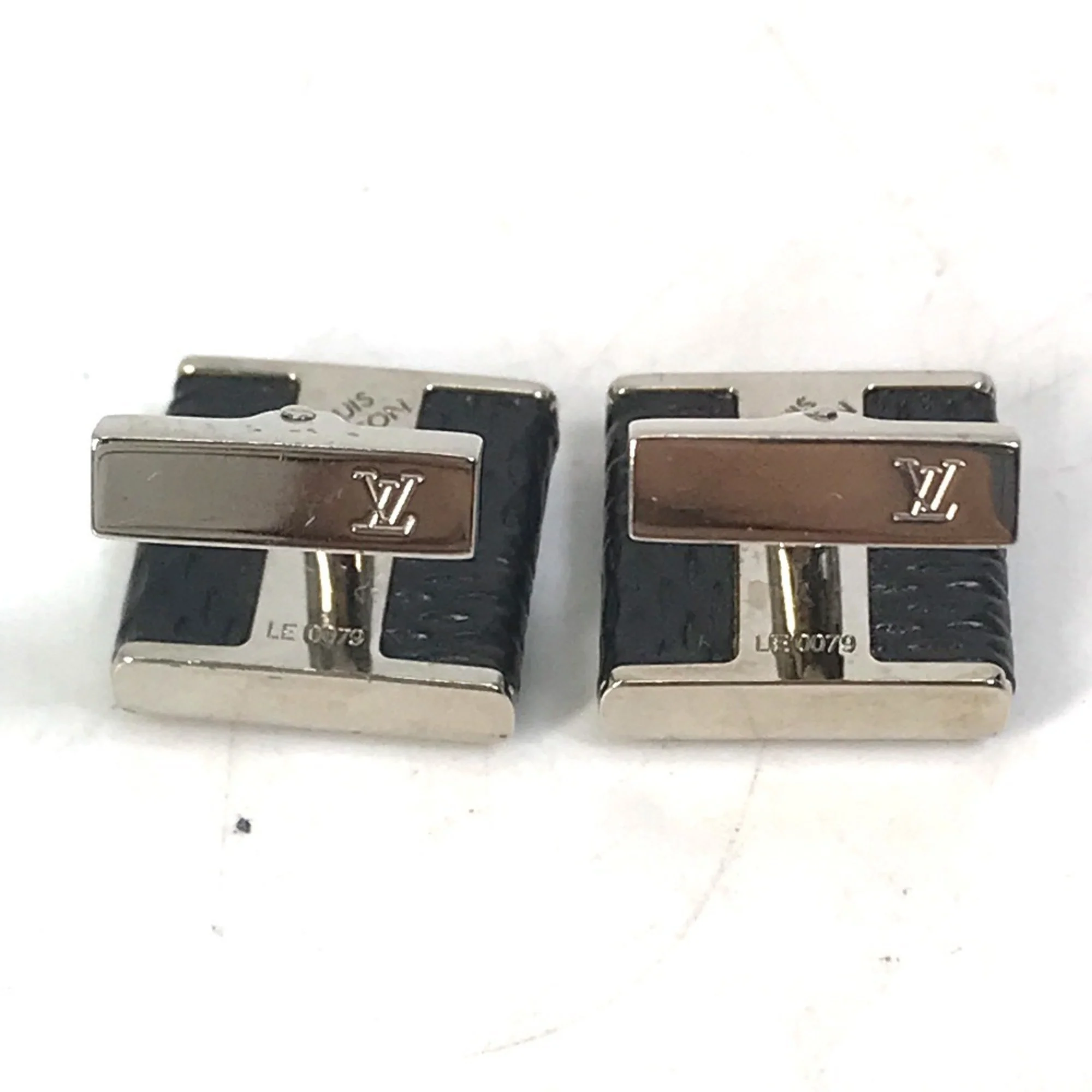 Damier Graphite Cufflinks Damier Graphite Black Bracelet - Image 3